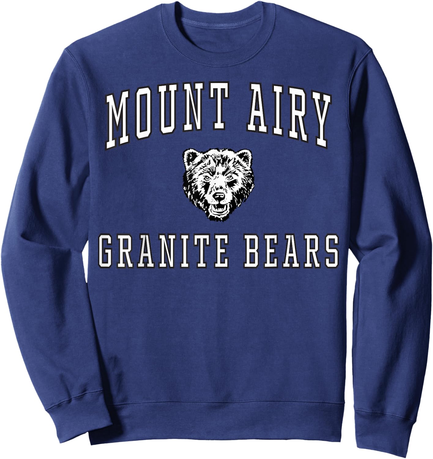 Mount Airy High School Granite Bears C1 Sweatshirt - Sweatshirt | Navy