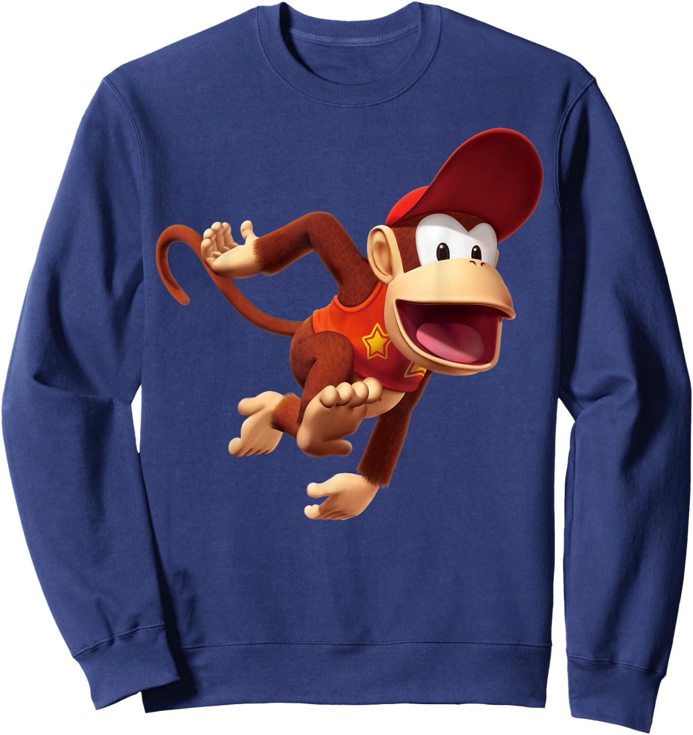 Donkey Kong Diddy 3D Poster Sweatshirt - Sweatshirt | Navy