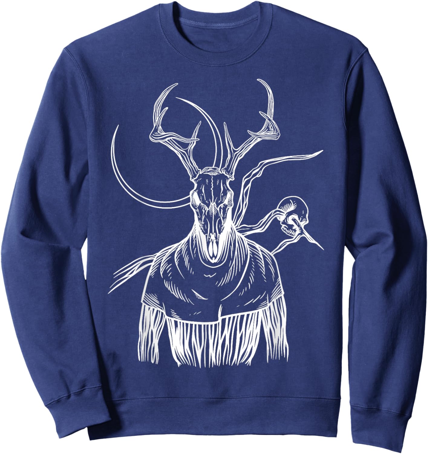 Wendigo The Cryptid Cannibal Spirit Of The Horror Forest Sweatshirt - Sweatshirt | Navy