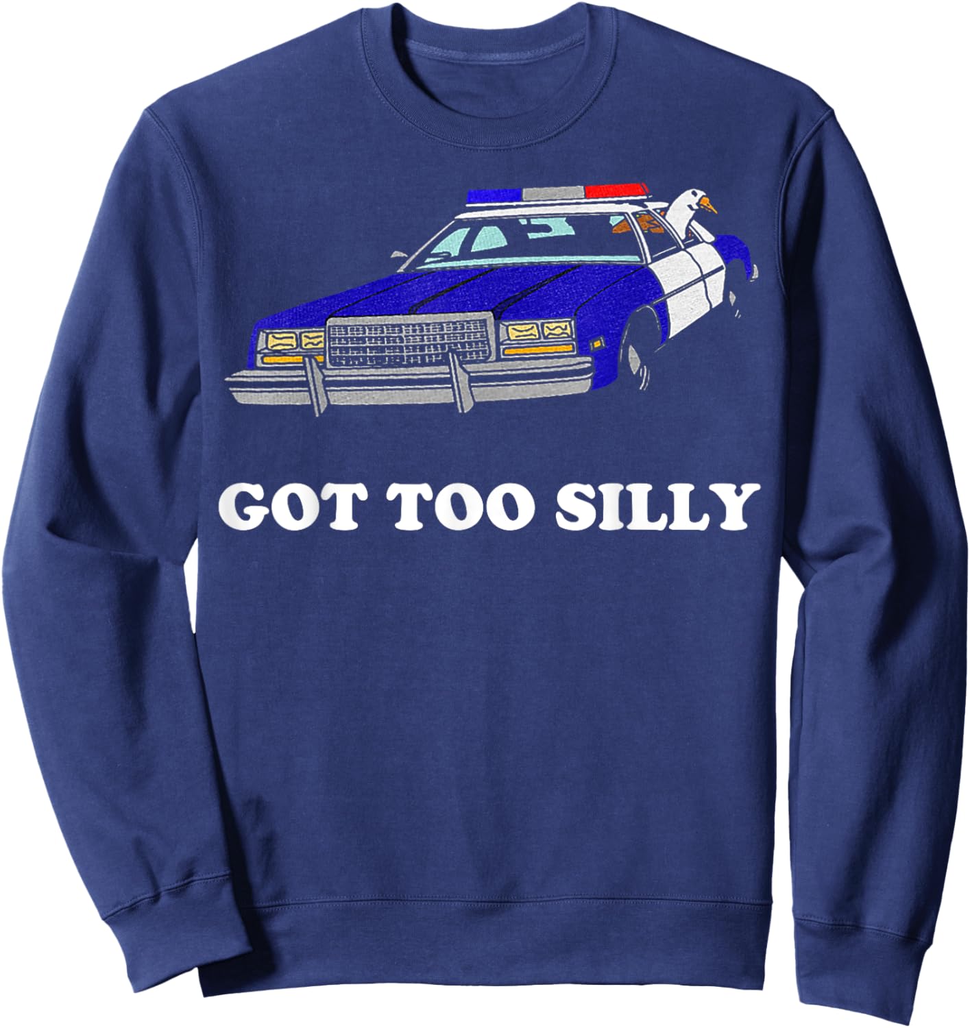 Goose Got Too Silly Sweatshirt - Sweatshirt | Navy