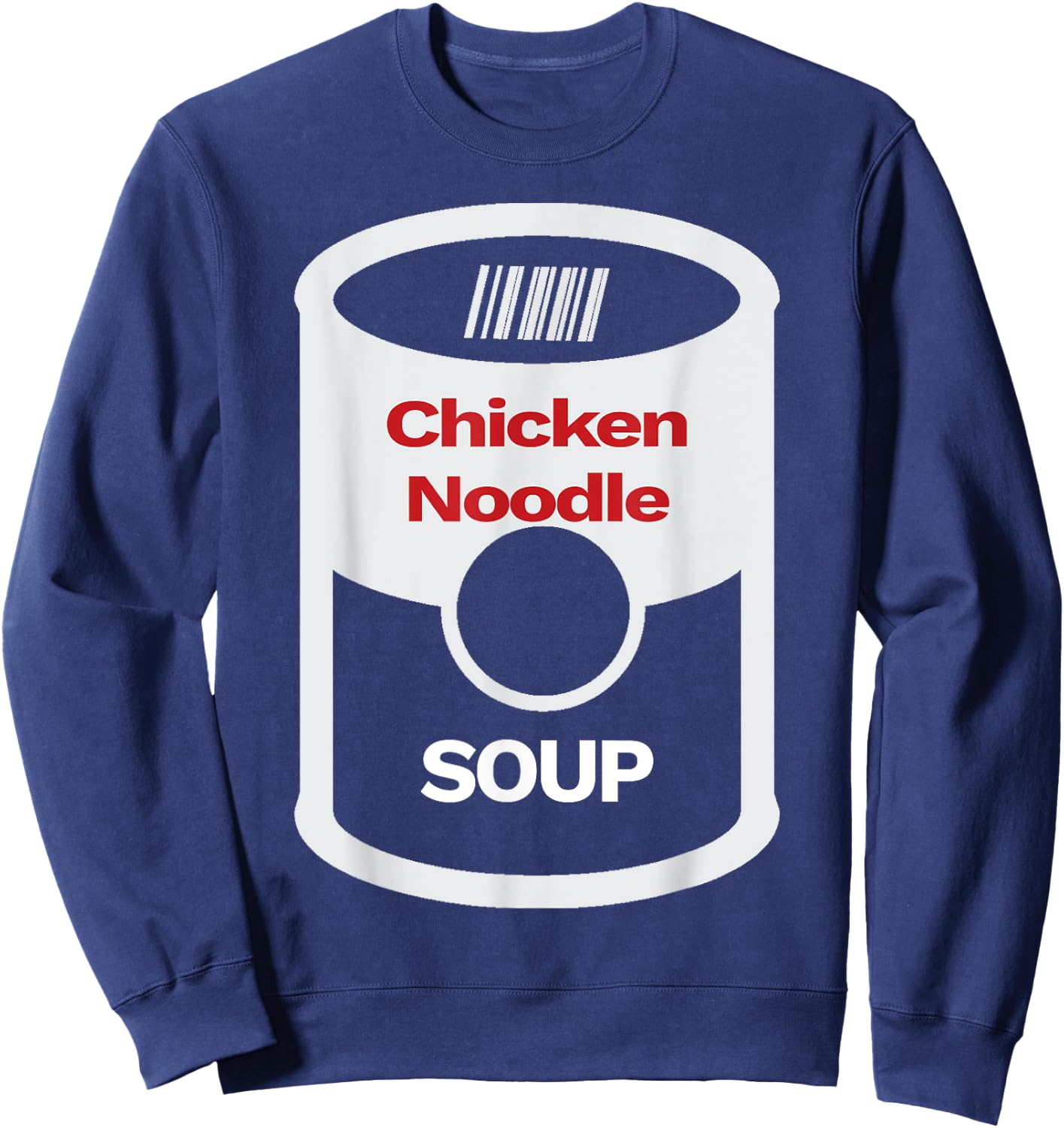 Halloween Funny Kids Adult Chicken Noodle Soup Costume Party Sweatshirt - Sweatshirt | Navy