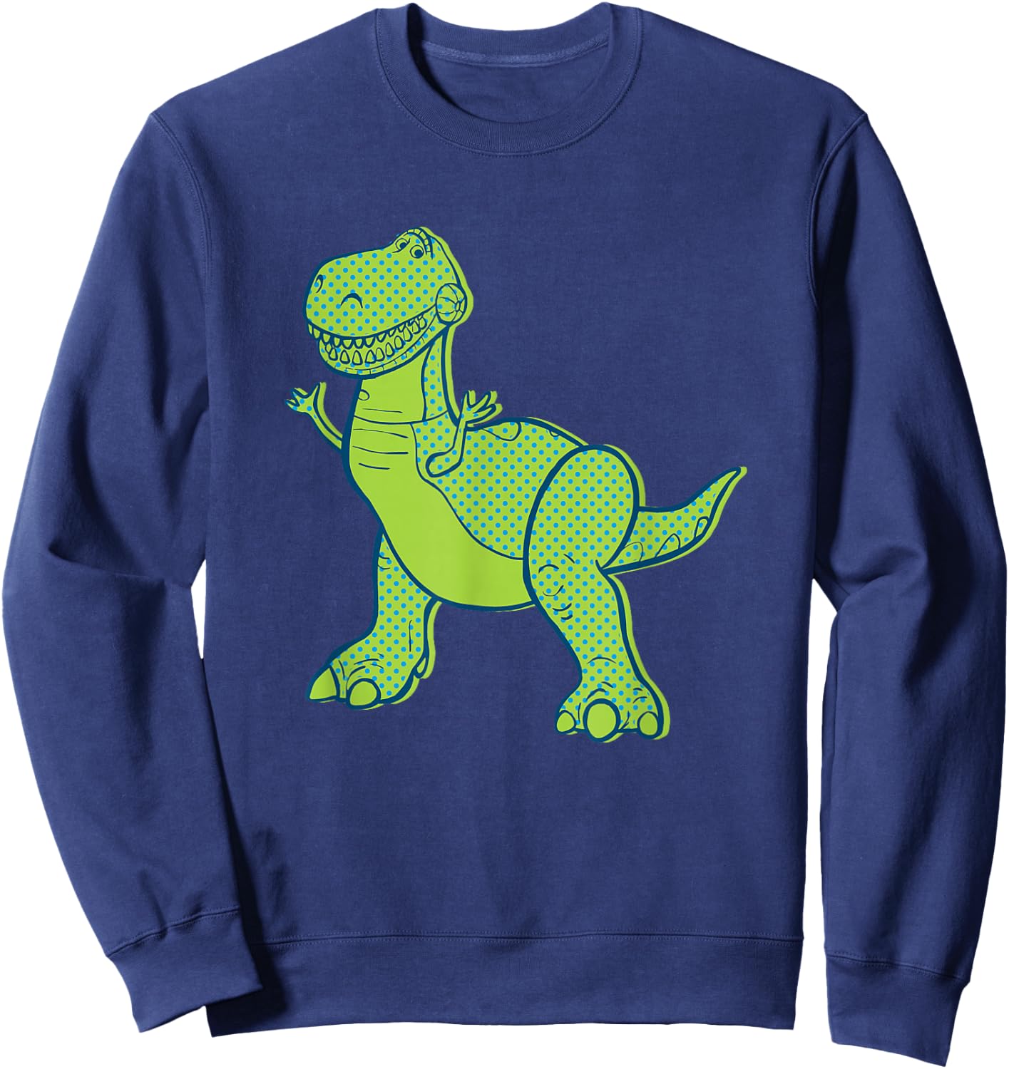 Disney Pixar Toy Story 4 Rex Halftone Sweatshirt - Sweatshirt | Navy