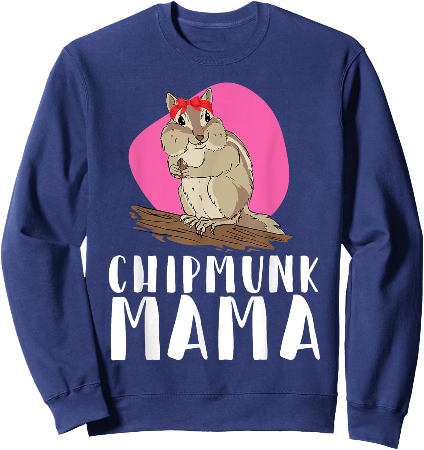 Chipmunk Mama Pet Chipmunk Sweatshirt - Sweatshirt | Navy