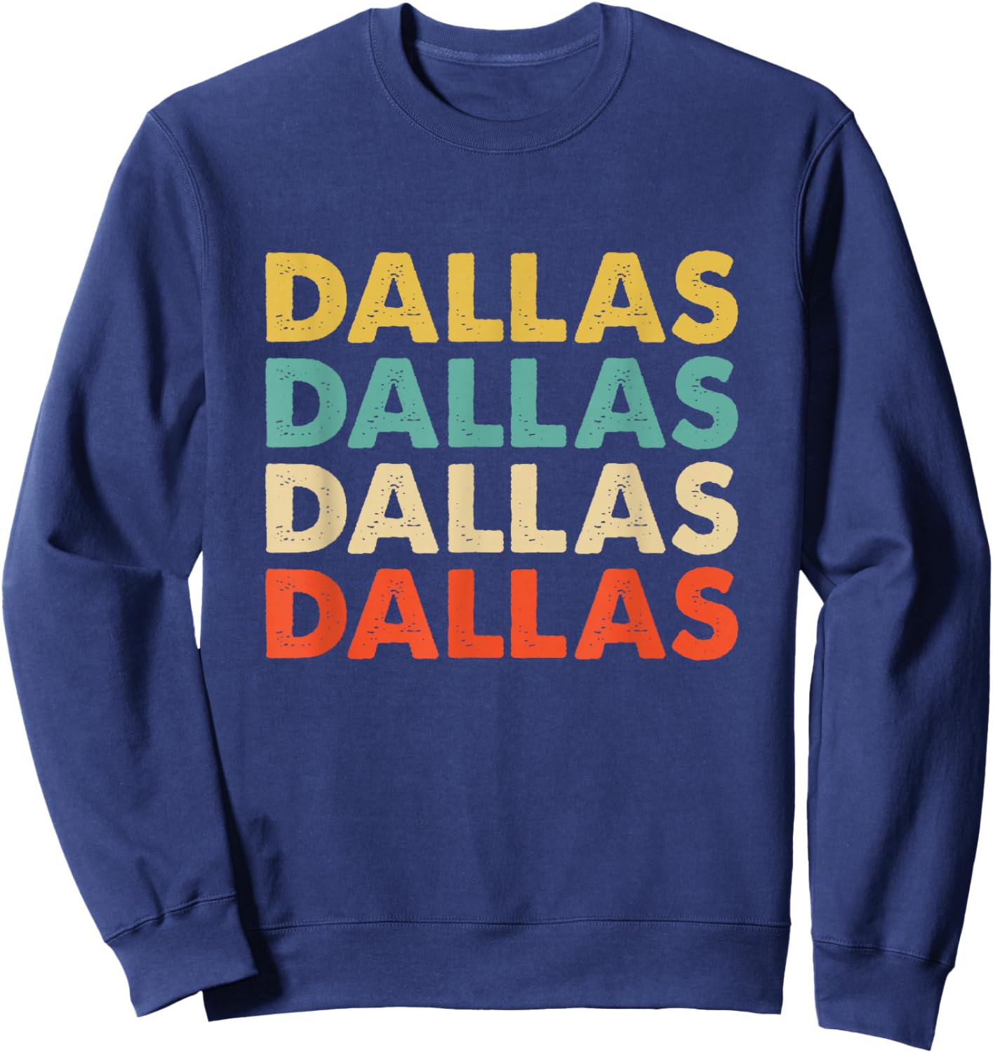 Dallas Name Sweatshirt - Sweatshirt | Navy