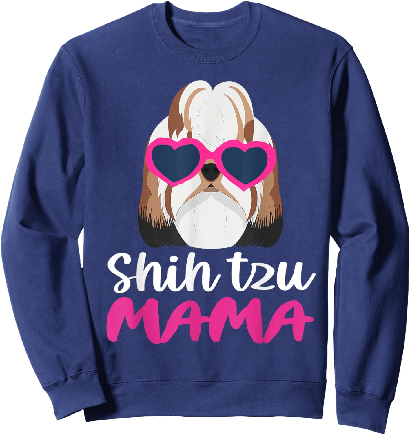 Shih Tzu Mama Sweatshirt - Sweatshirt | Navy