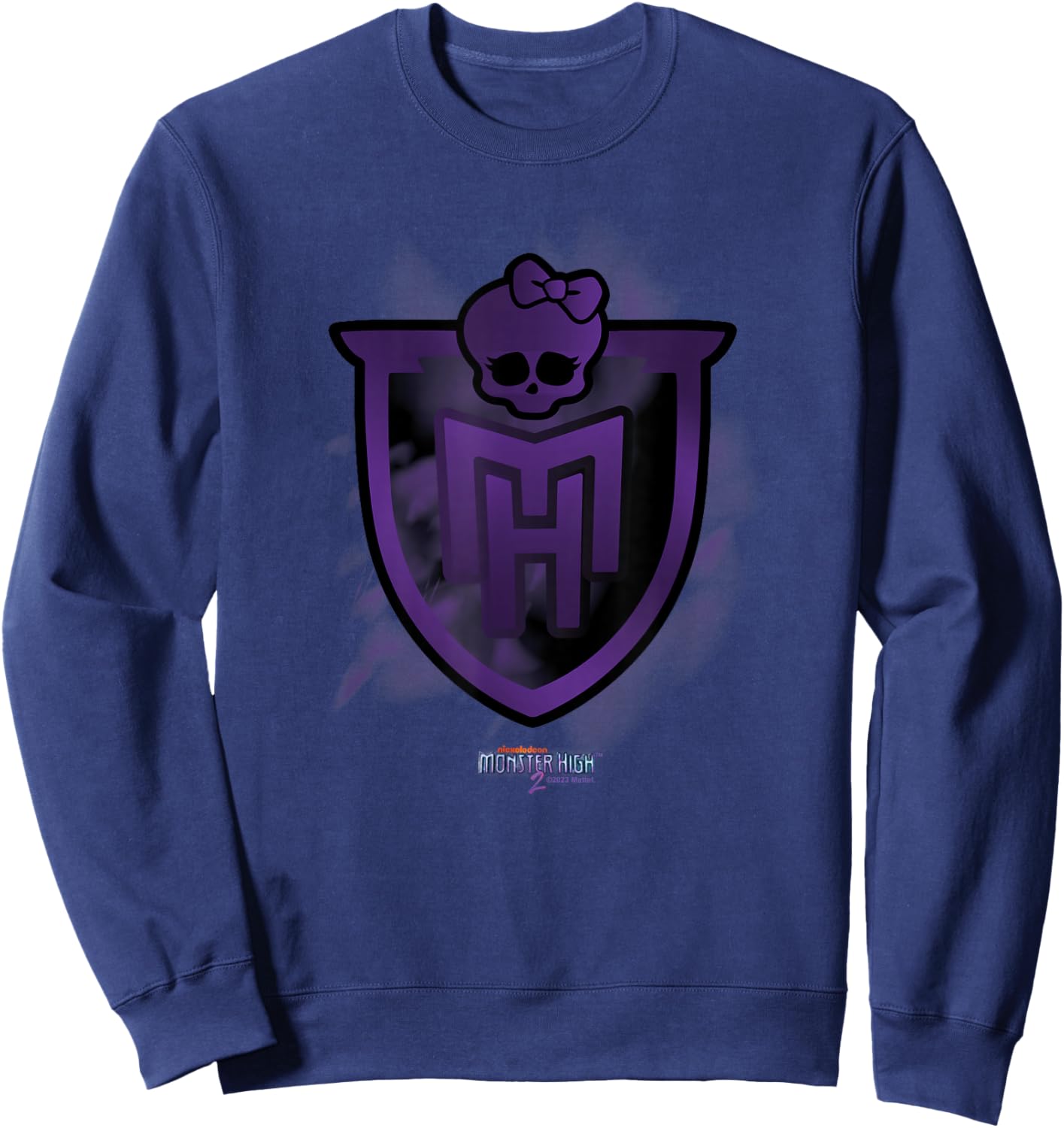 Monster High Movie - MH Smokey Logo Sweatshirt - Sweatshirt | Navy