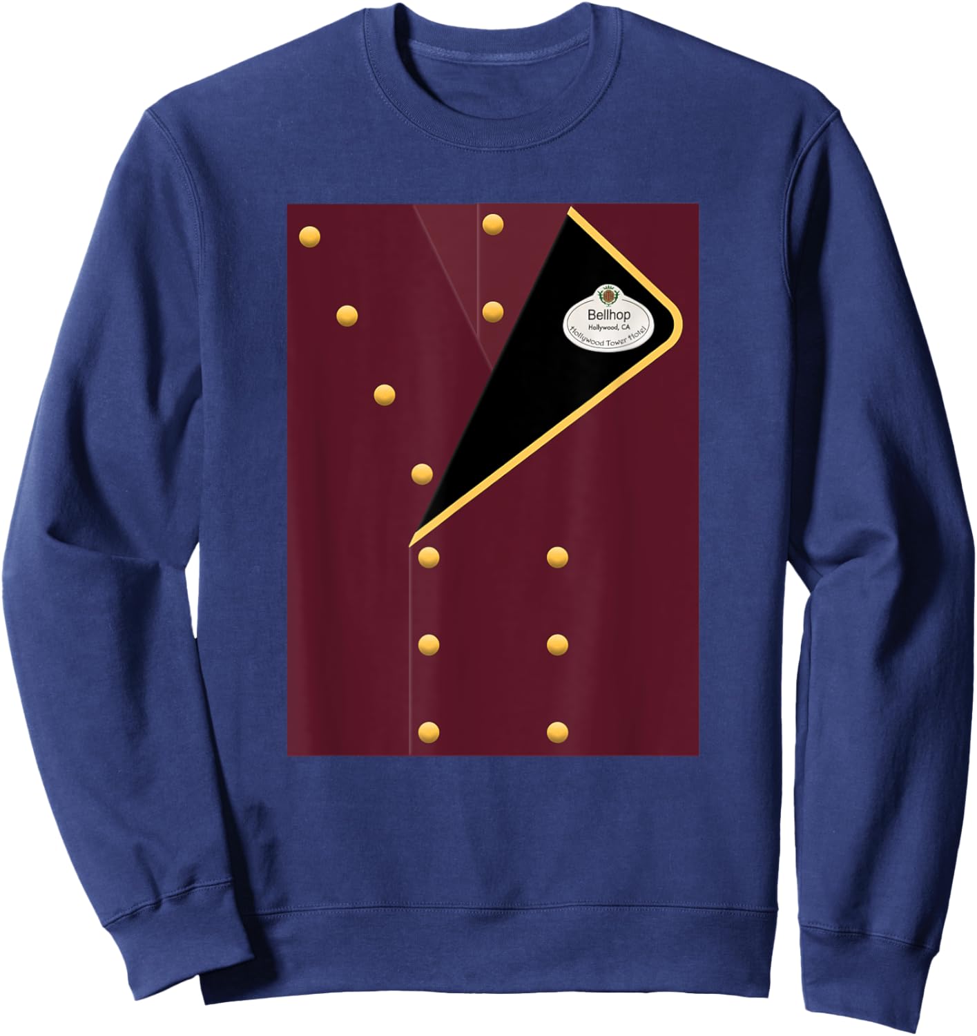 Bellhop Coat Easy Costume Sweatshirt - Sweatshirt | Navy