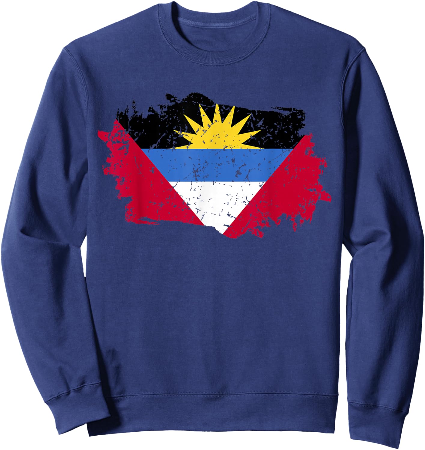 Antigua And Barbuda Flag Sweatshirt - Sweatshirt | Navy