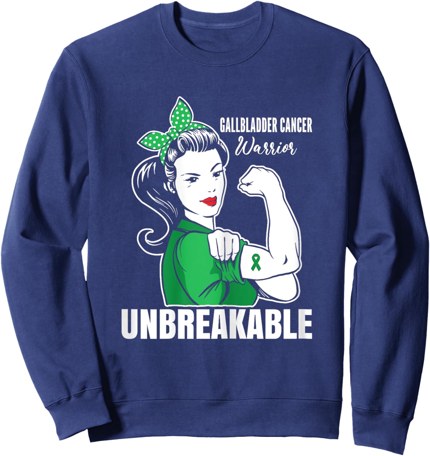 Gallbladder Removal Funny gallbladder cancer Sweatshirt - Sweatshirt | Navy