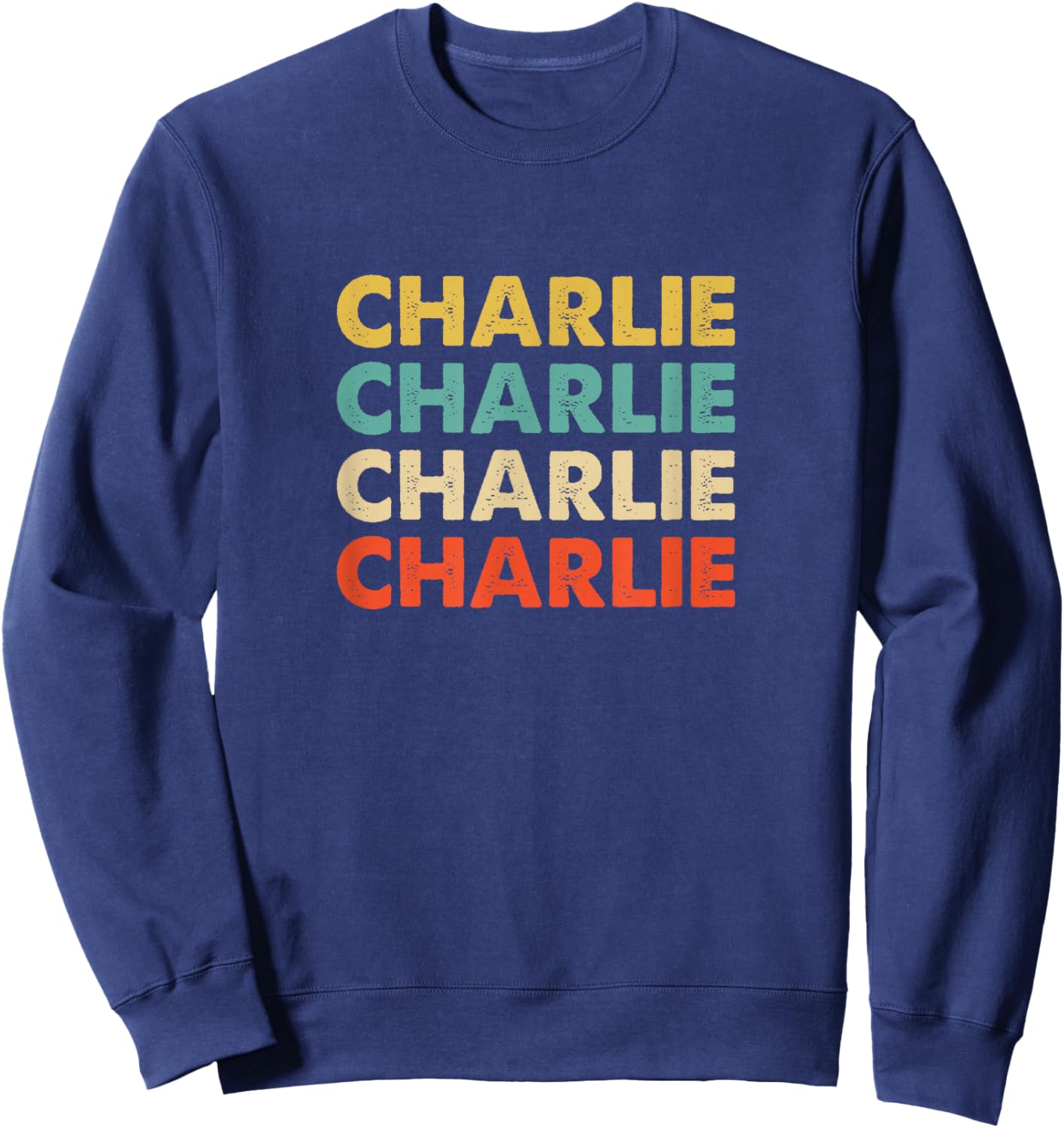 Charlie Name Sweatshirt - Sweatshirt | Navy