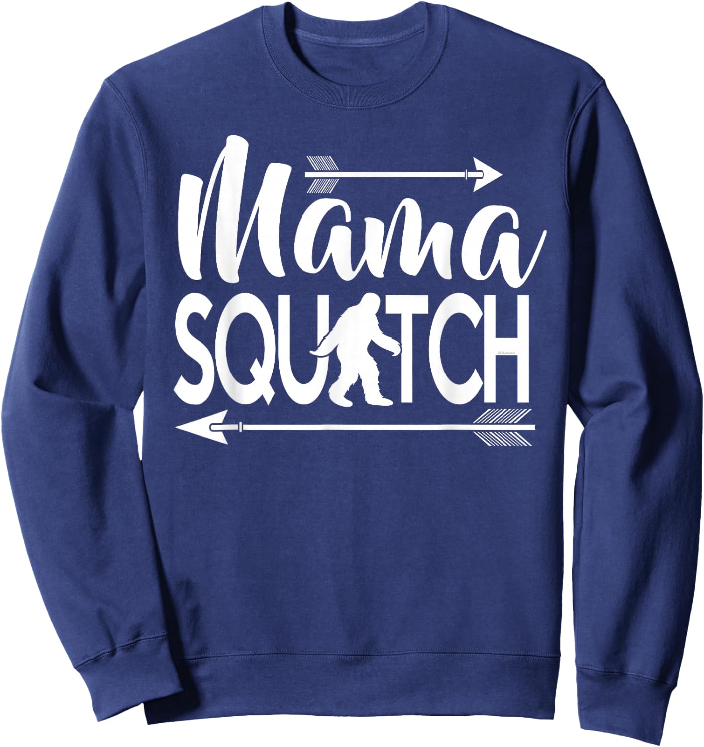 Mama Squatch Shirt Bigfoot Sasquatch Gifts for Mom Sweatshirt - Sweatshirt | Navy