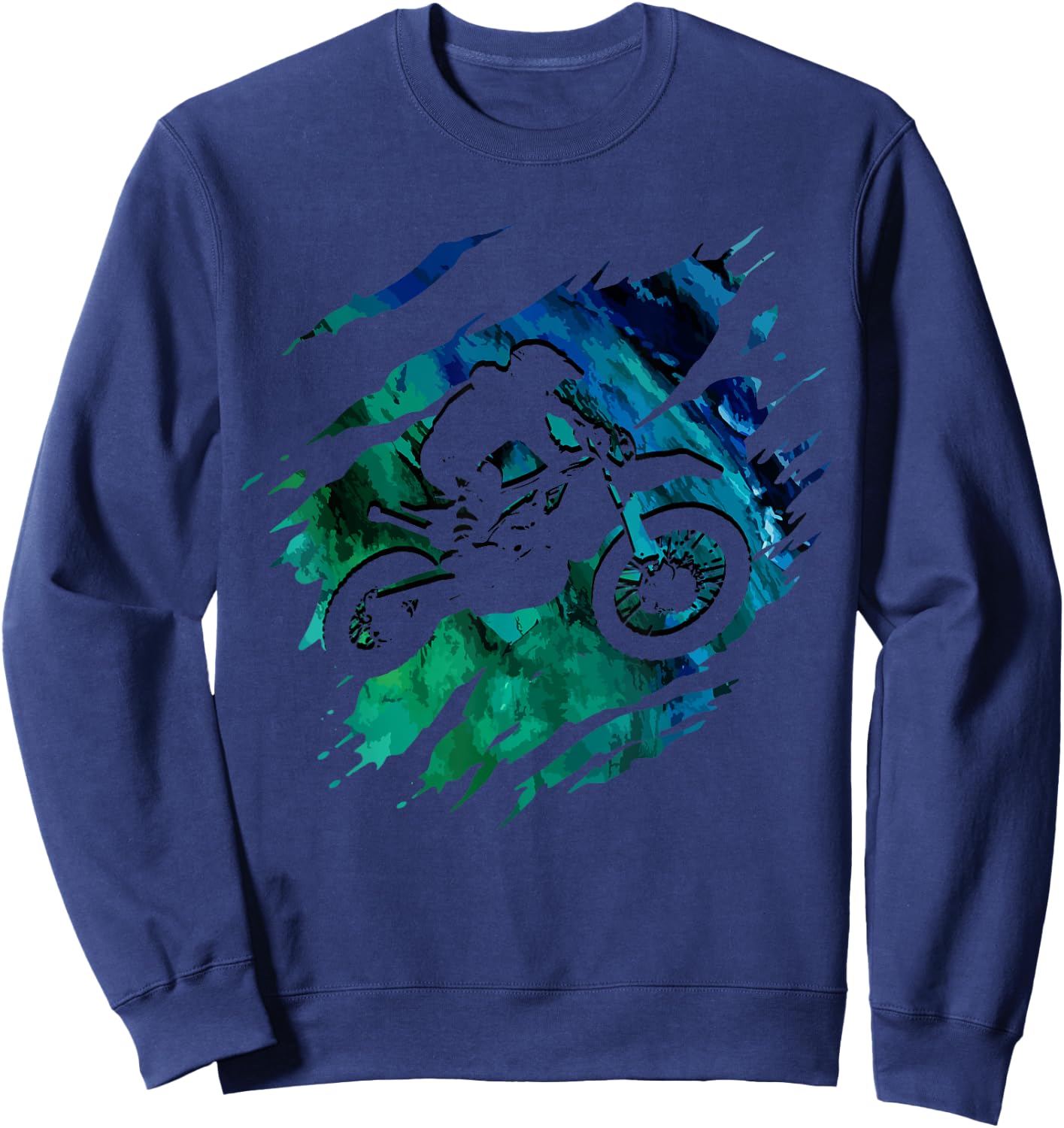 Motocross Enduro Dirt Bike MX Motorcycle MX Sweatshirt - Sweatshirt | Navy