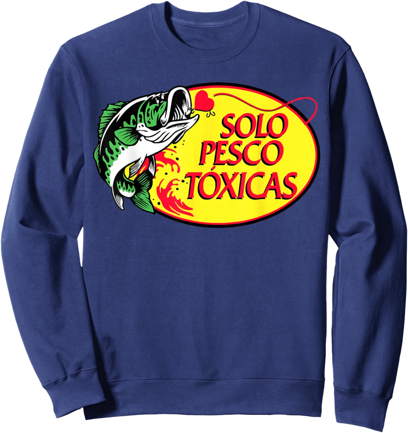 Solo Pesco Toxicas Sweatshirt - Sweatshirt | Navy