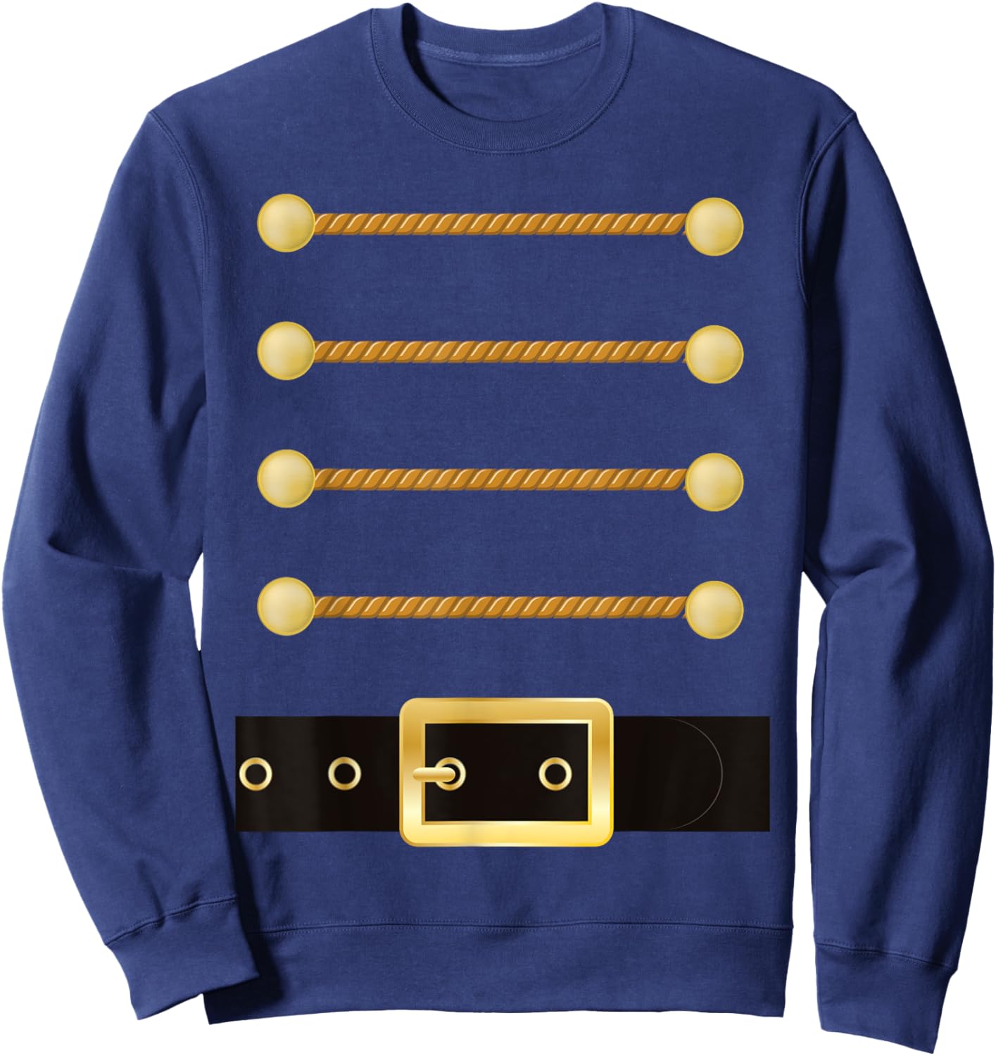 Funny Christmas with Nutcracker Costume Sweatshirt - Sweatshirt | Navy