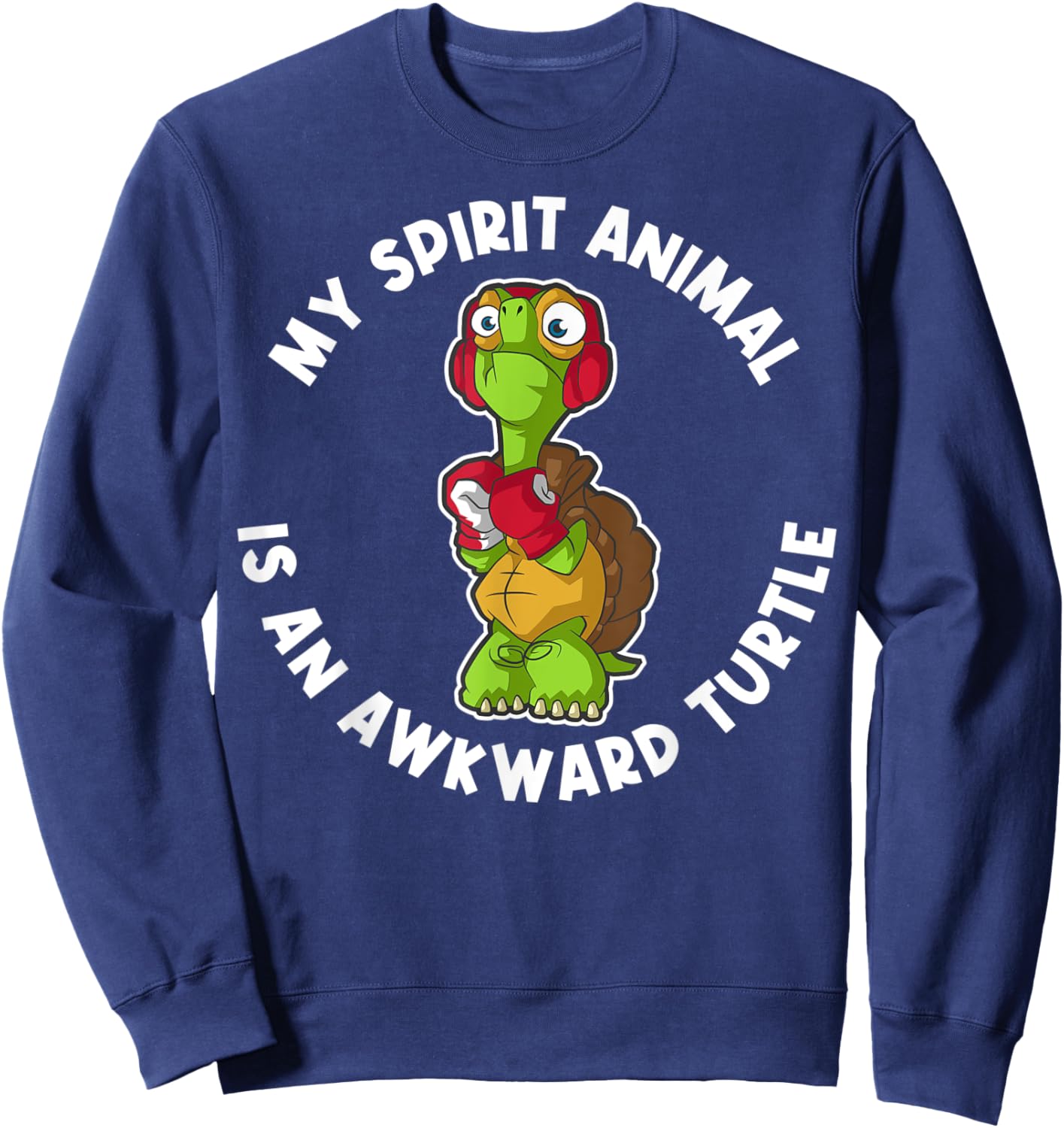 Awkward Turtle Sweatshirt - Sweatshirt | Navy