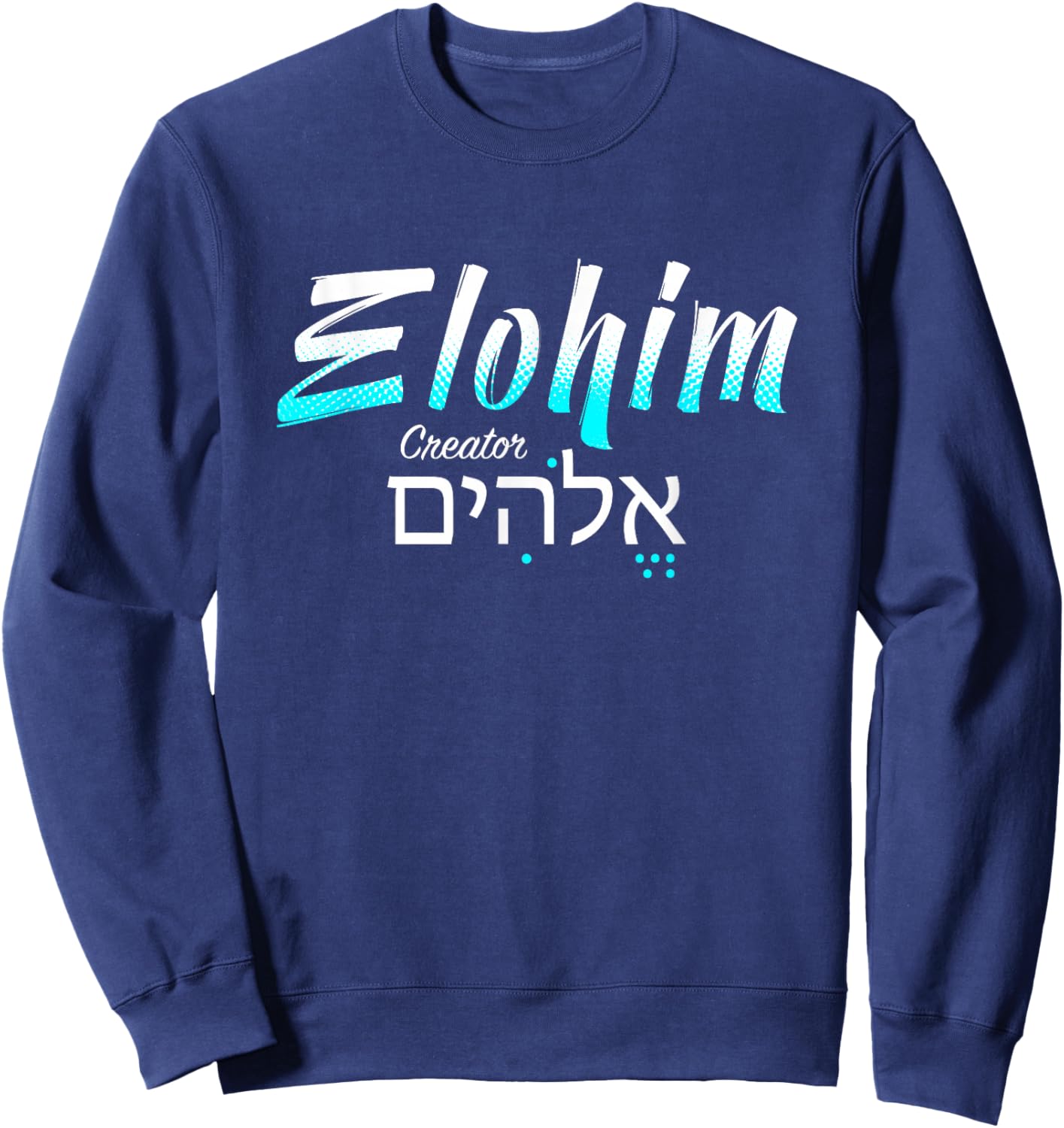 Elohim Creator Sweatshirt - Sweatshirt | Navy