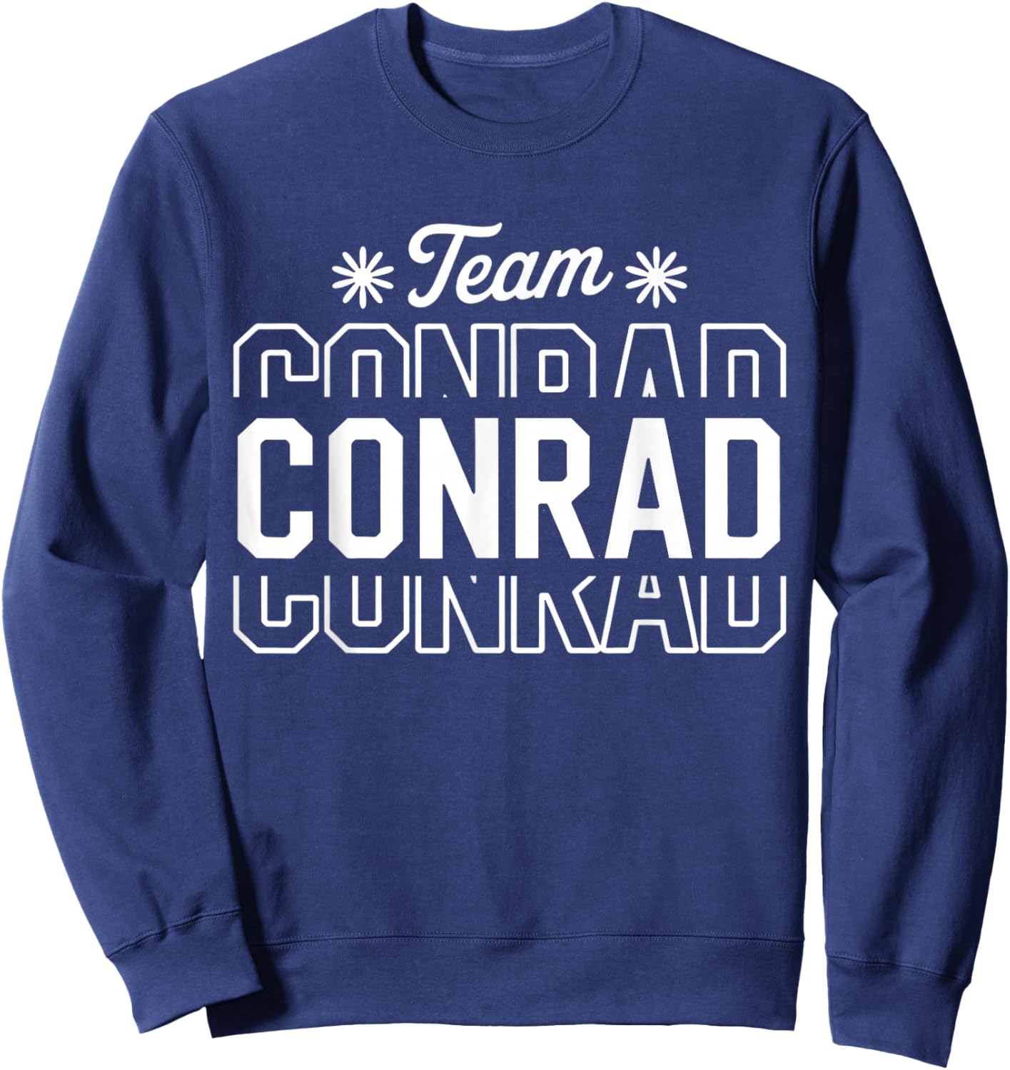 Retro Floral Team Conrad Sweatshirt - Sweatshirt | Navy