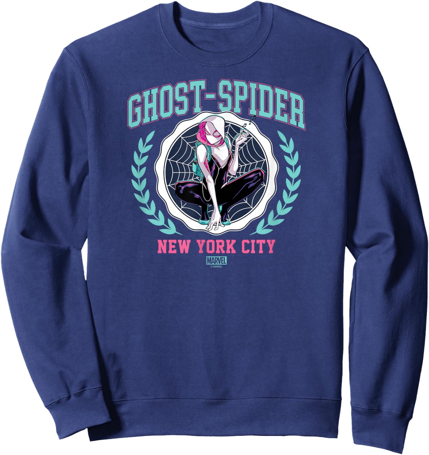 Ghost Spider - Collegiate Sweatshirt - Sweatshirt | Navy