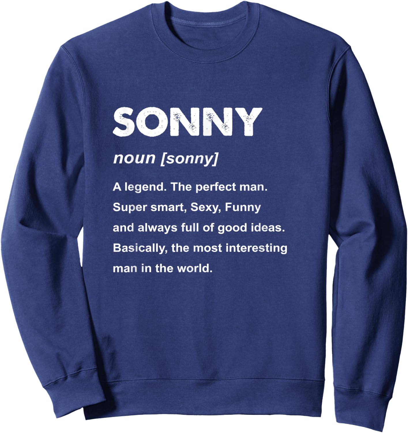 Sonny Name Sweatshirt - Sweatshirt | Navy