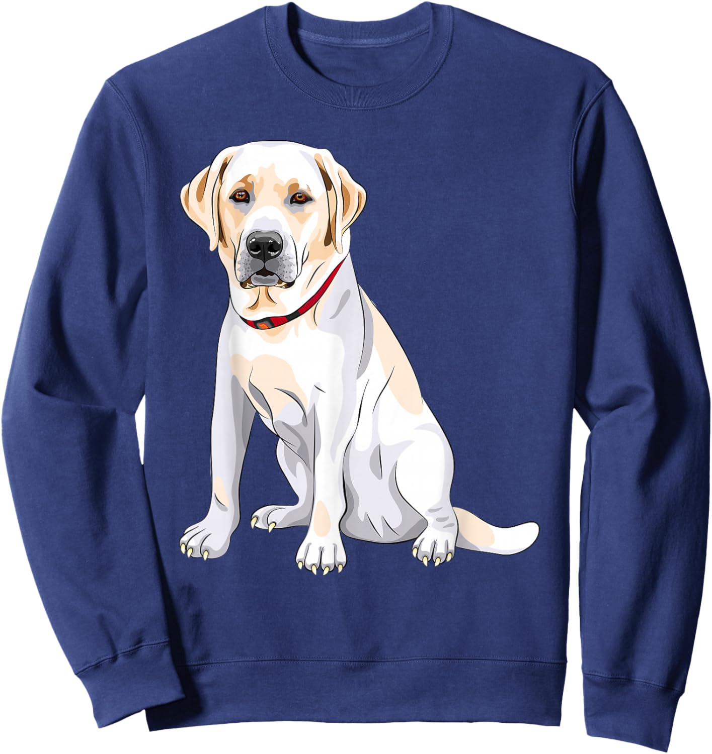 Cute Labrador Retriever Yellow Lab Lover Dog Owner Sweatshirt - Sweatshirt | Navy