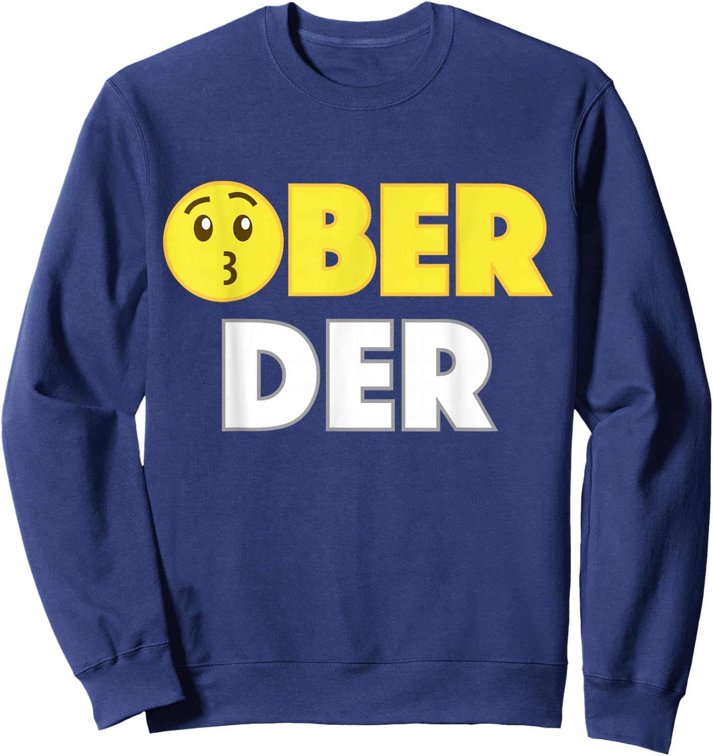 Funny Filipino Ober Der Pinoy Sweatshirt - Sweatshirt | Navy