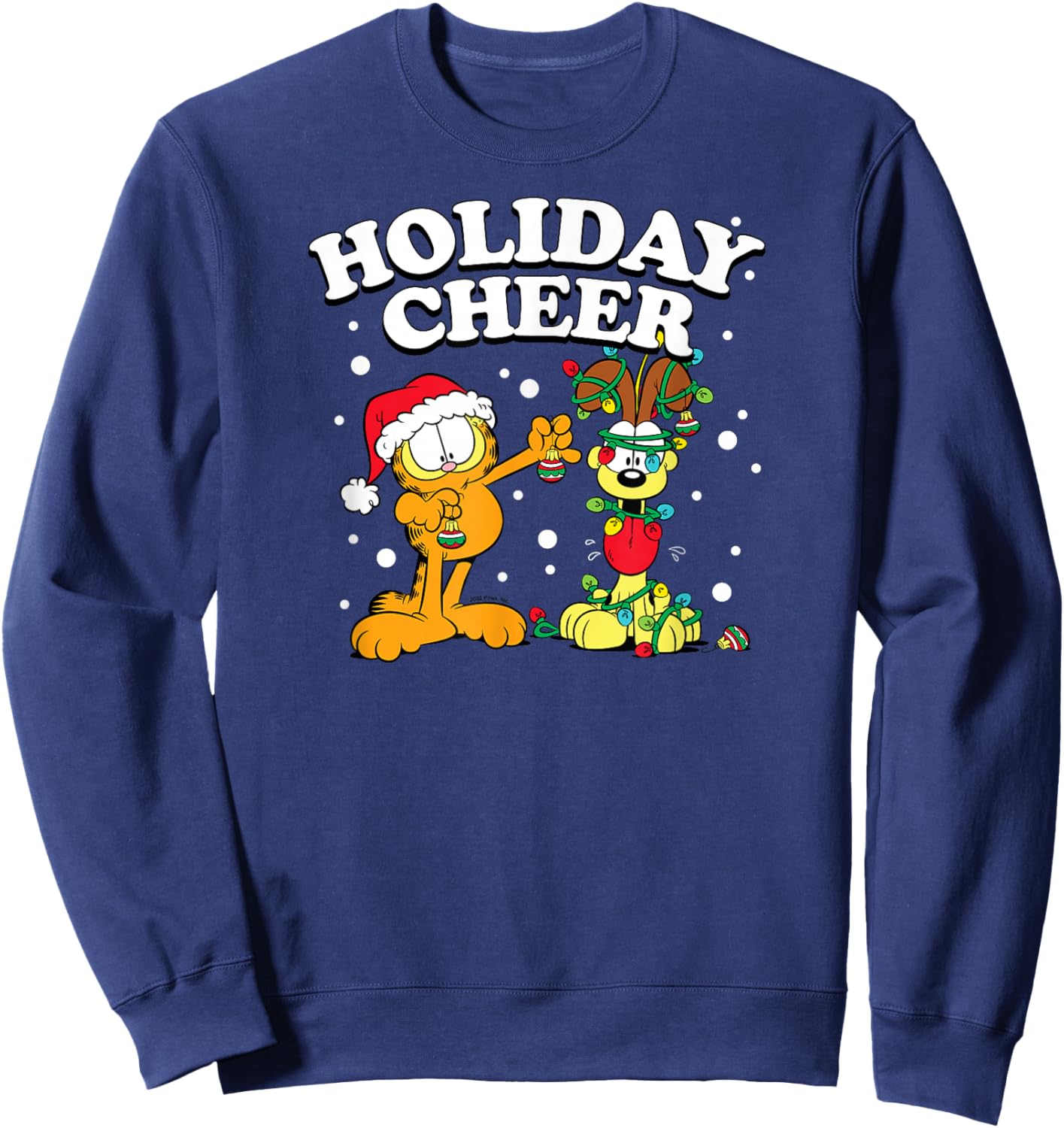 Garfield - Holiday Cheer Odie Sweatshirt - Sweatshirt | Navy