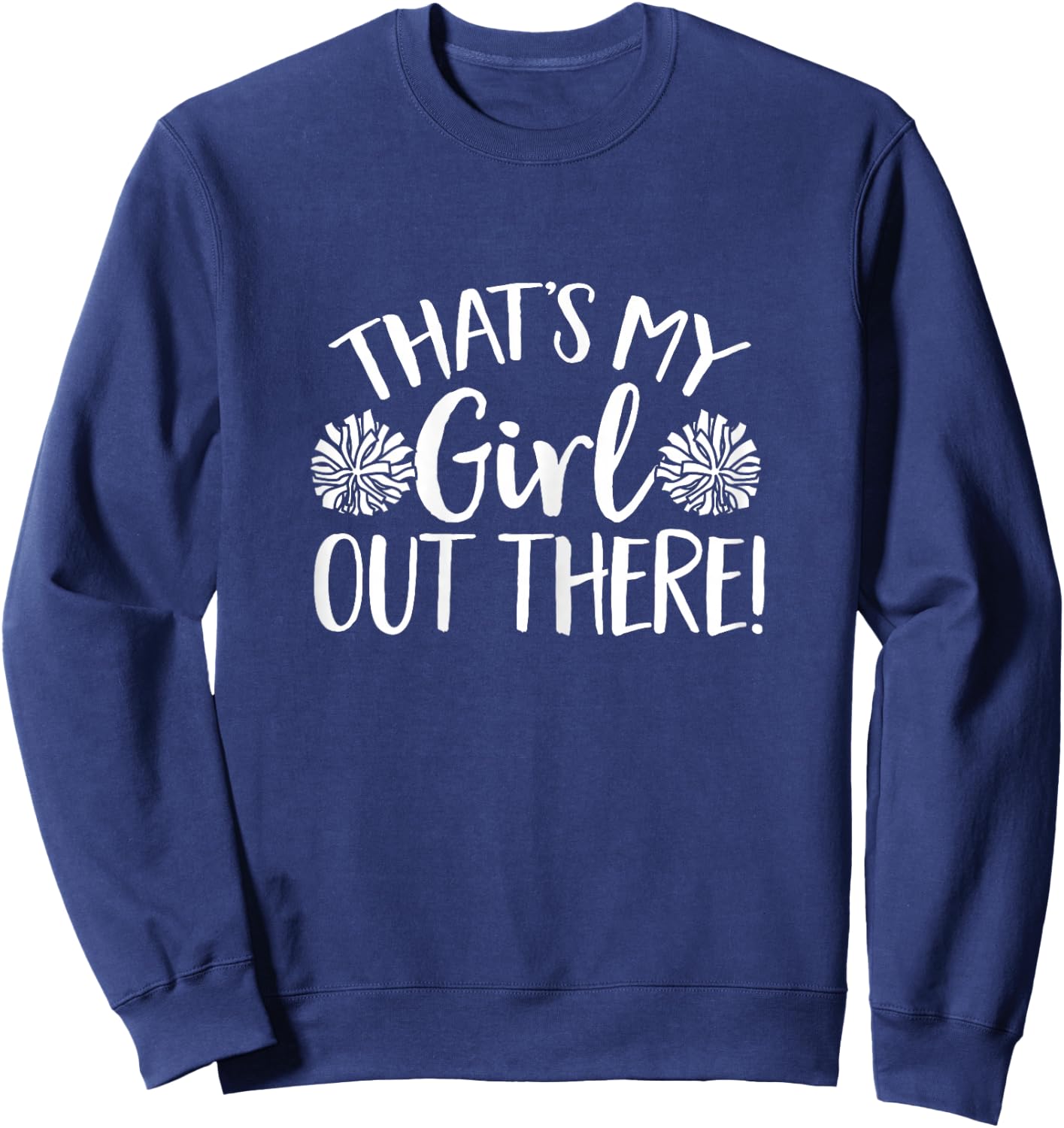 Cheer Mom Cheerleading Mother of Cheerleader Cheer Mom Sweatshirt - Sweatshirt | Navy