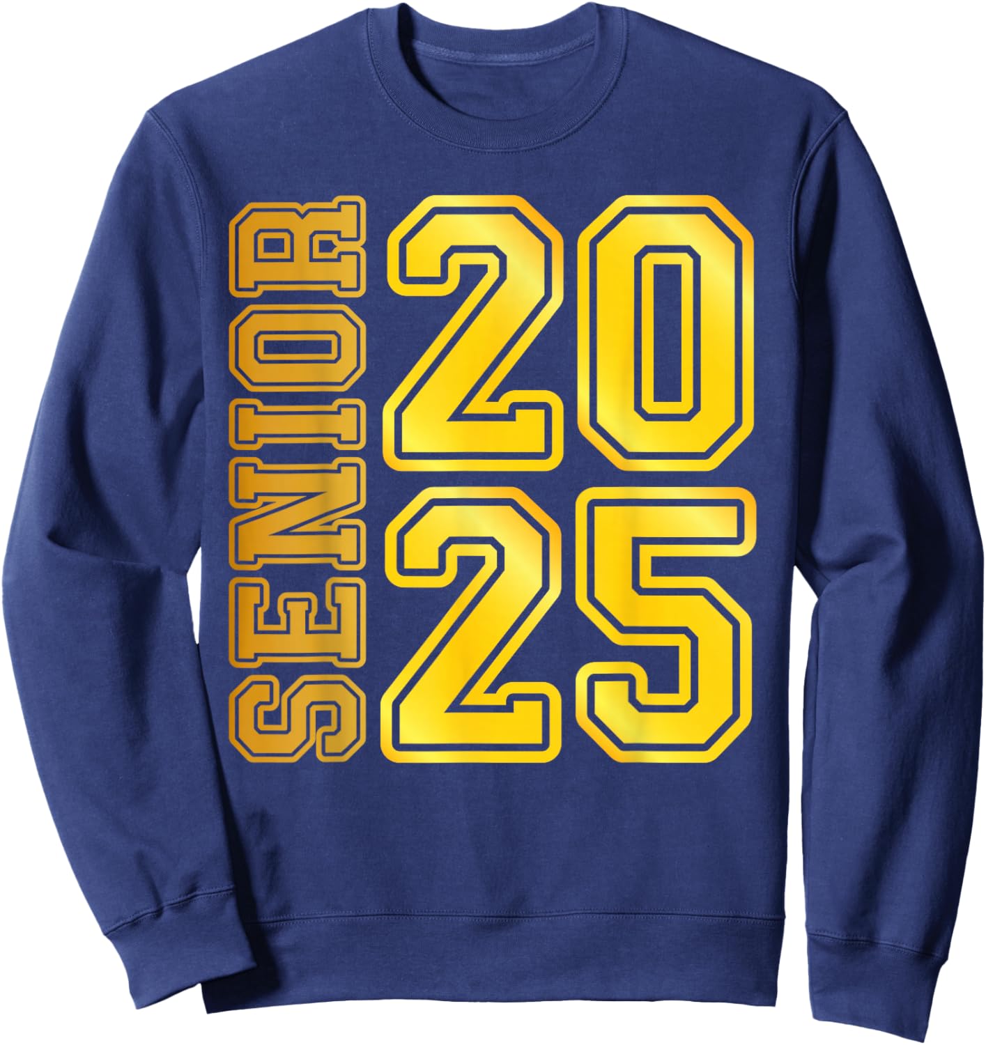 Senior 2026 Class Of 2026 First Day Of School Sweatshirt - Sweatshirt | Navy