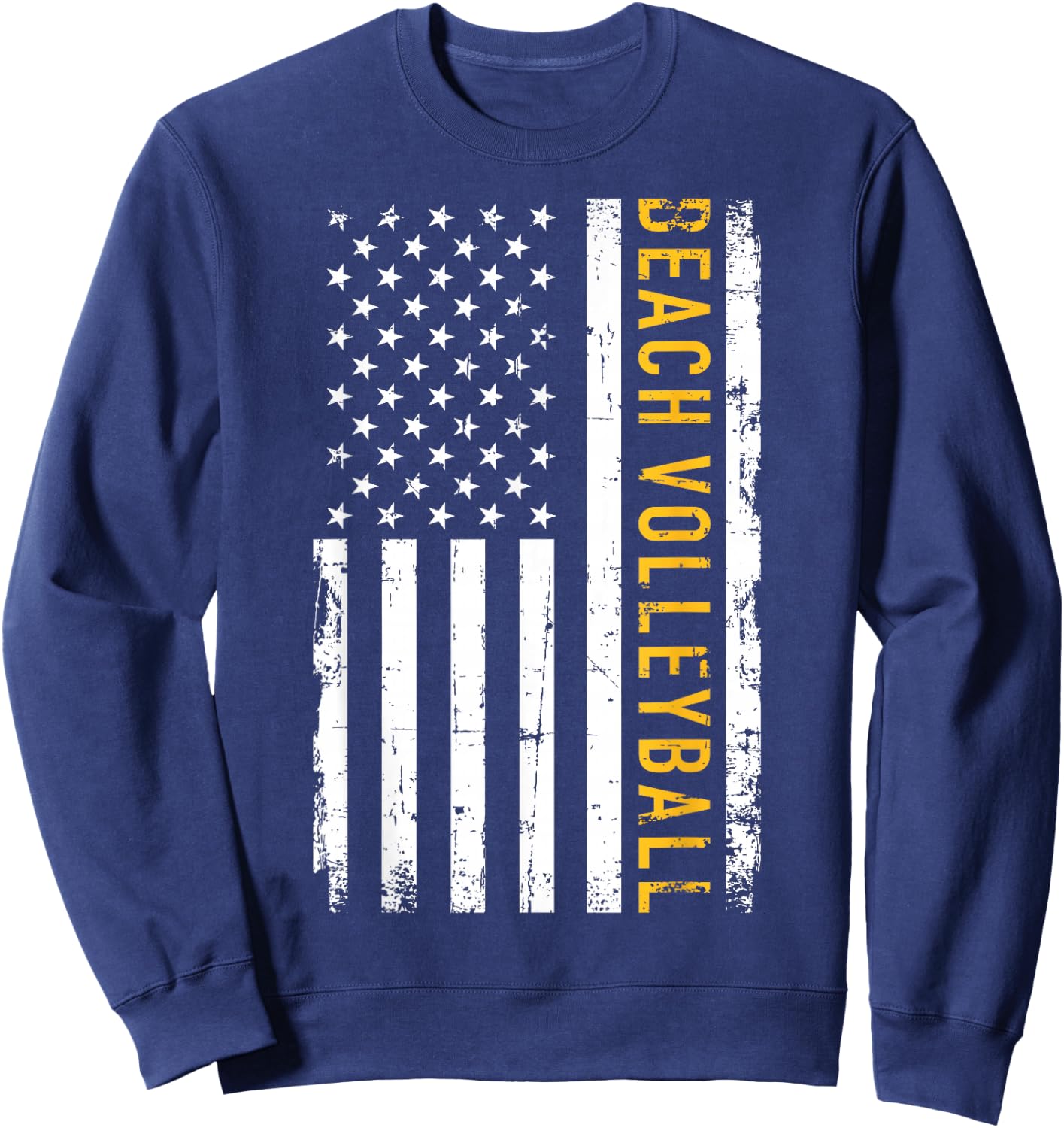 Beach volleyball USA Men Women Girls Kids Sweatshirt - Sweatshirt | Navy