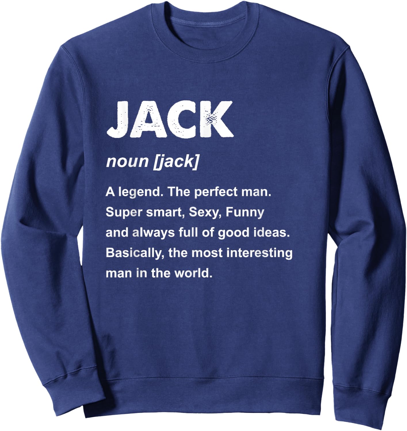 Jack Name Sweatshirt - Sweatshirt | Navy