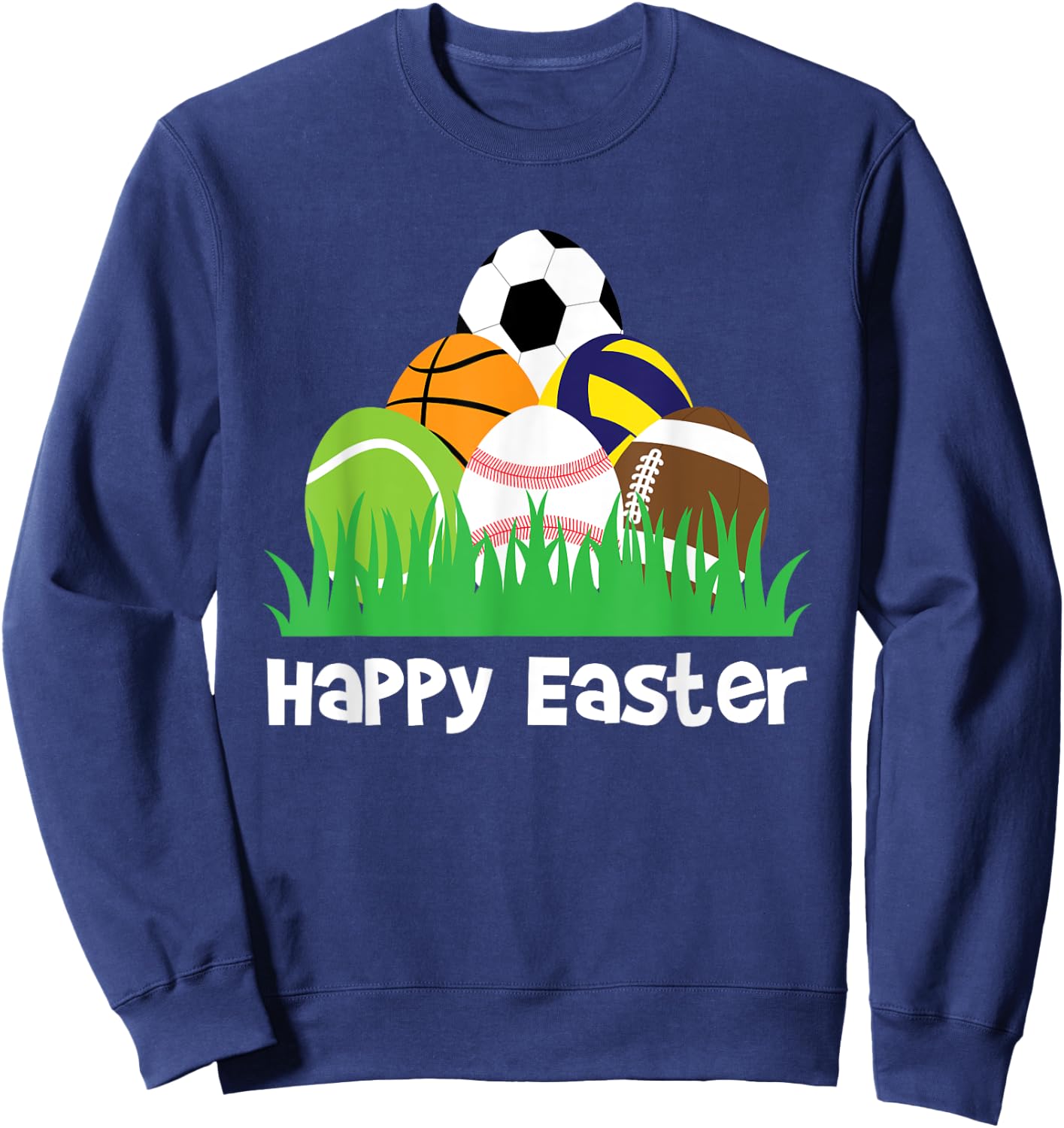 Boys Easter - Spring Sports Lover Sweatshirt - Sweatshirt | Navy