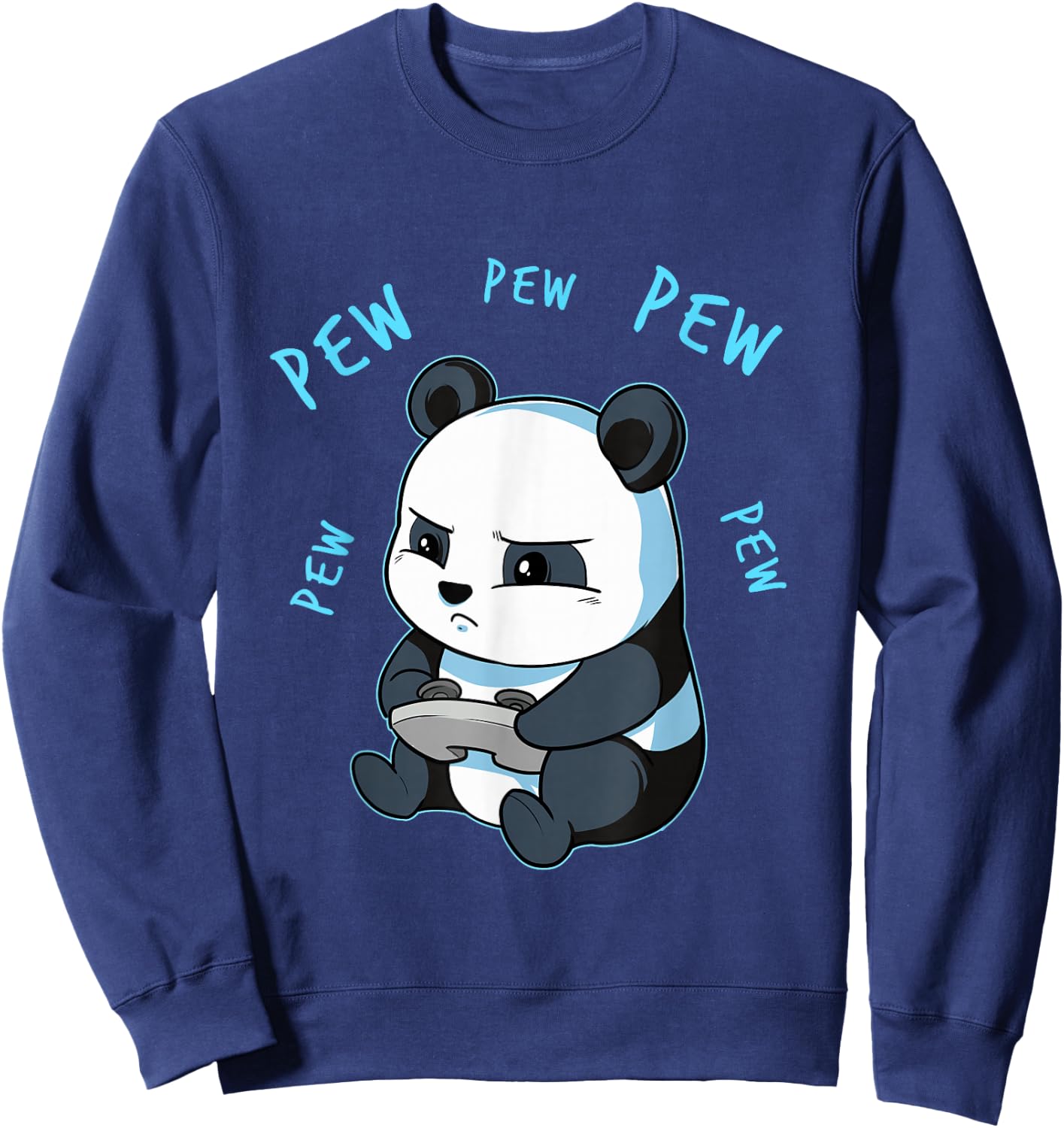 Netter Gaming Panda Pew video game Computer Player Sweatshirt - Sweatshirt | Navy