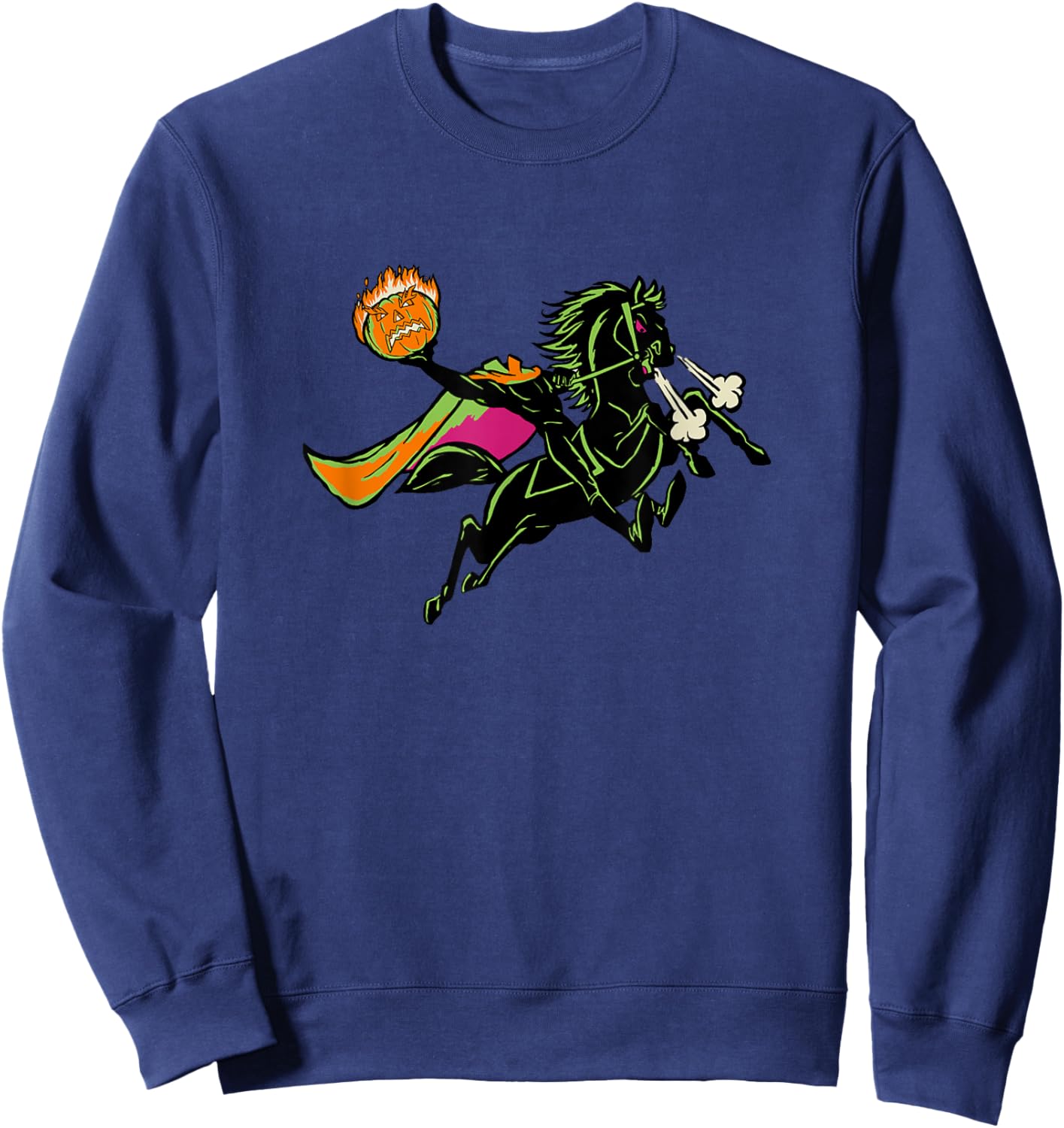 Disney The Legend Of Sleepy Hollow Halloween Horseman Sweatshirt - Sweatshirt | Navy