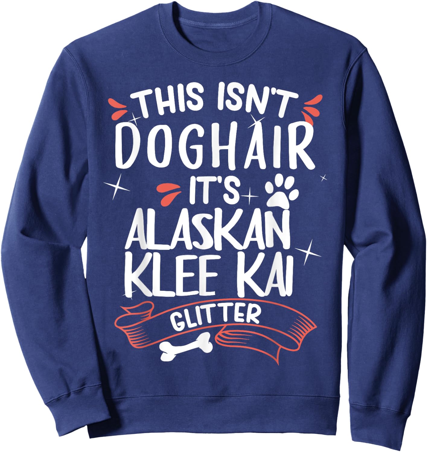 Alaskan Klee Kai Shirt Men Women Dog Mom Dog Lover Sweatshirt - Sweatshirt | Navy