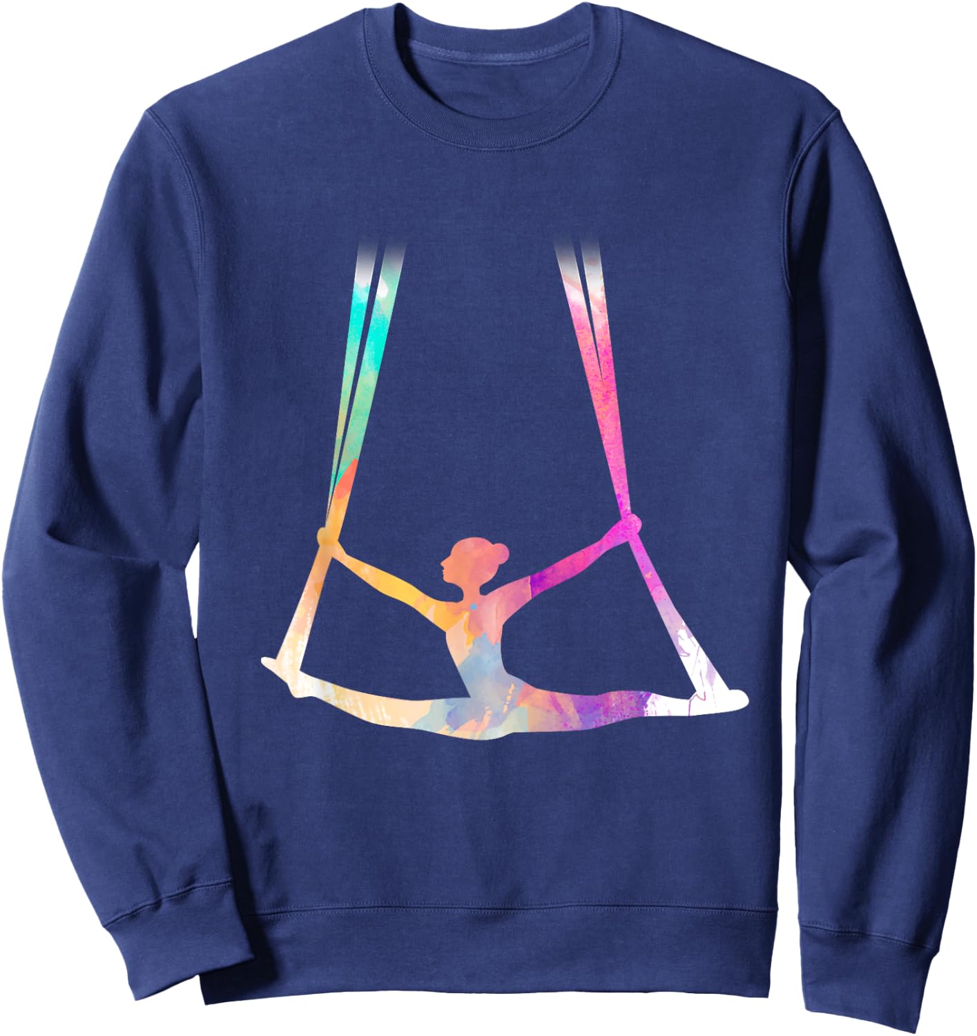 Aerial Silks Circus Yoga Sweatshirt - Sweatshirt | Navy