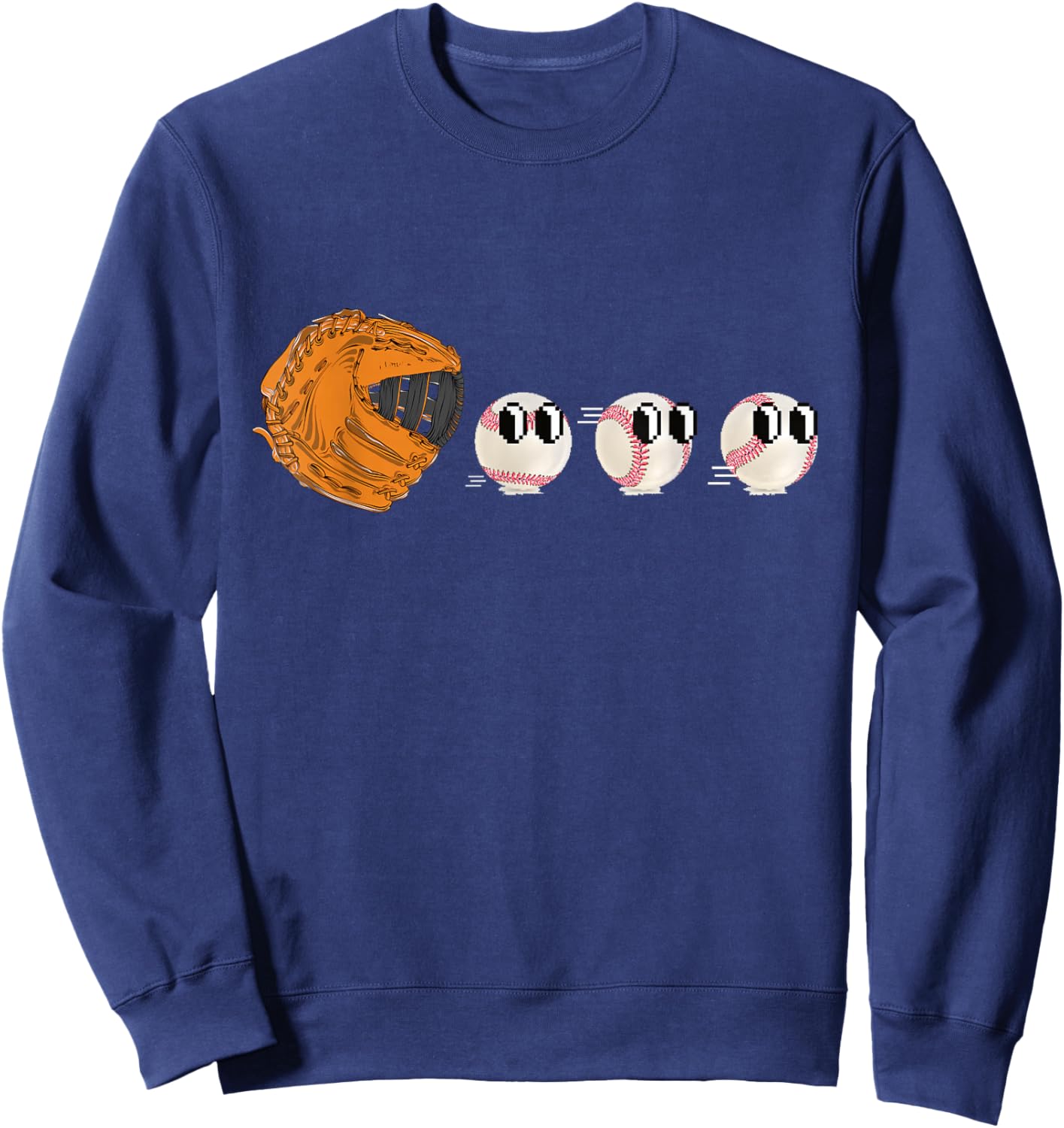 Funny Men Boys Baseball Catcher Sweatshirt - Sweatshirt | Navy