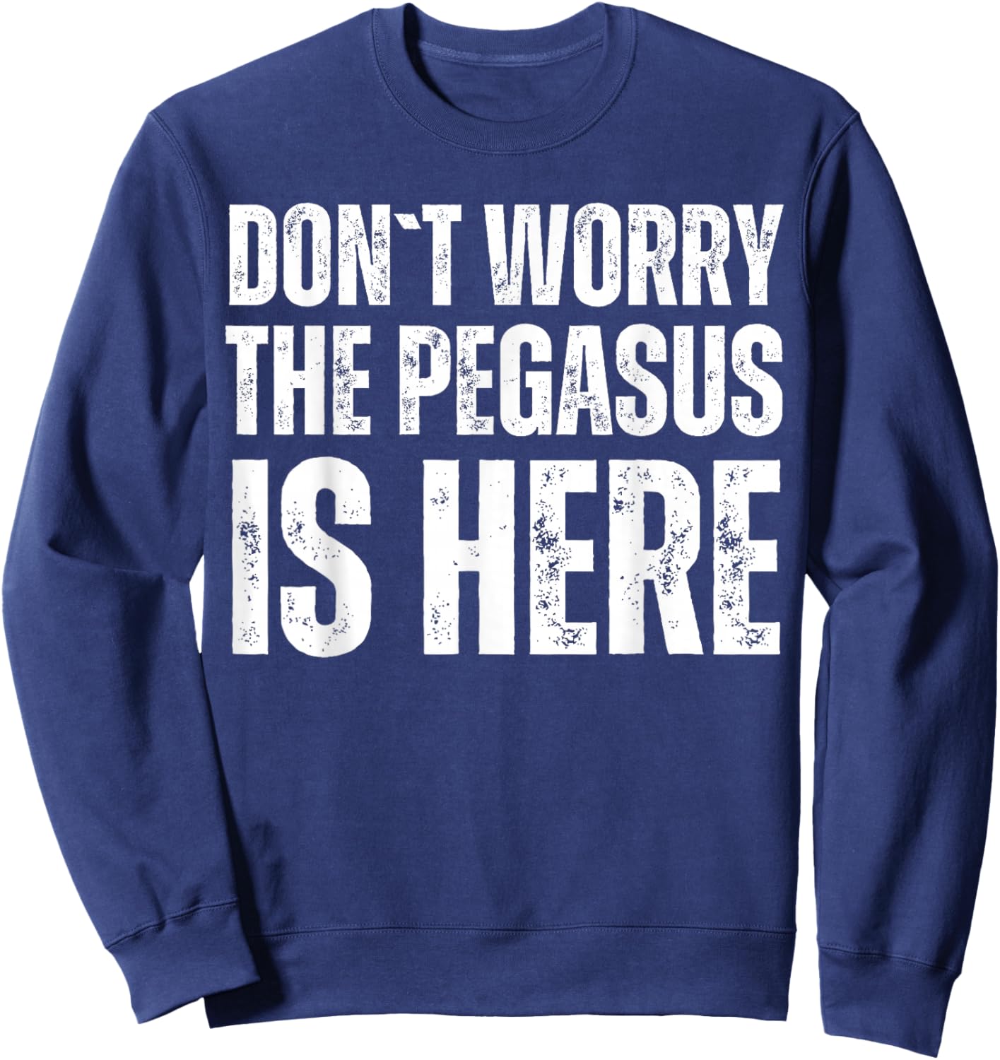 Dont Worry The Pegasus Is Here Sweatshirt - Sweatshirt | Navy