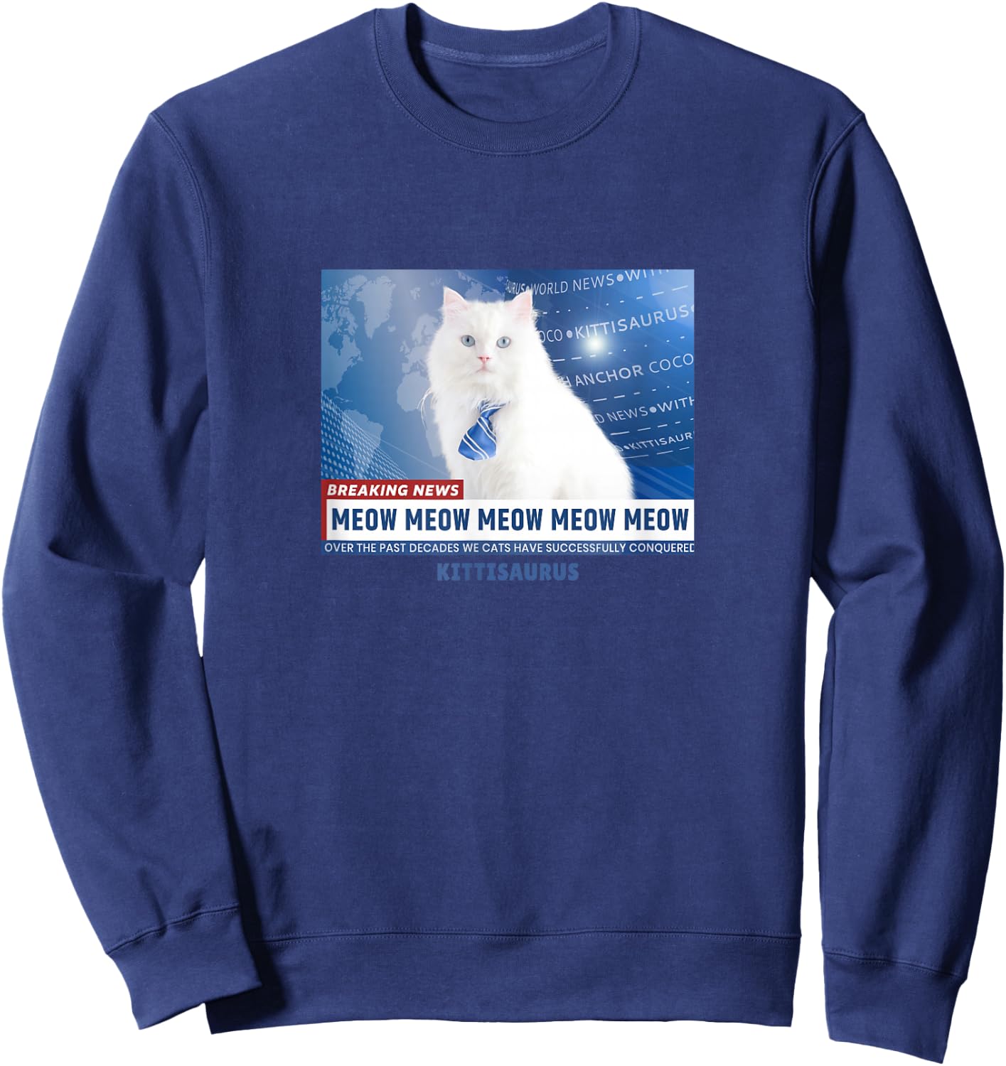 News Anchor CoCo Sweatshirt - Sweatshirt | Navy