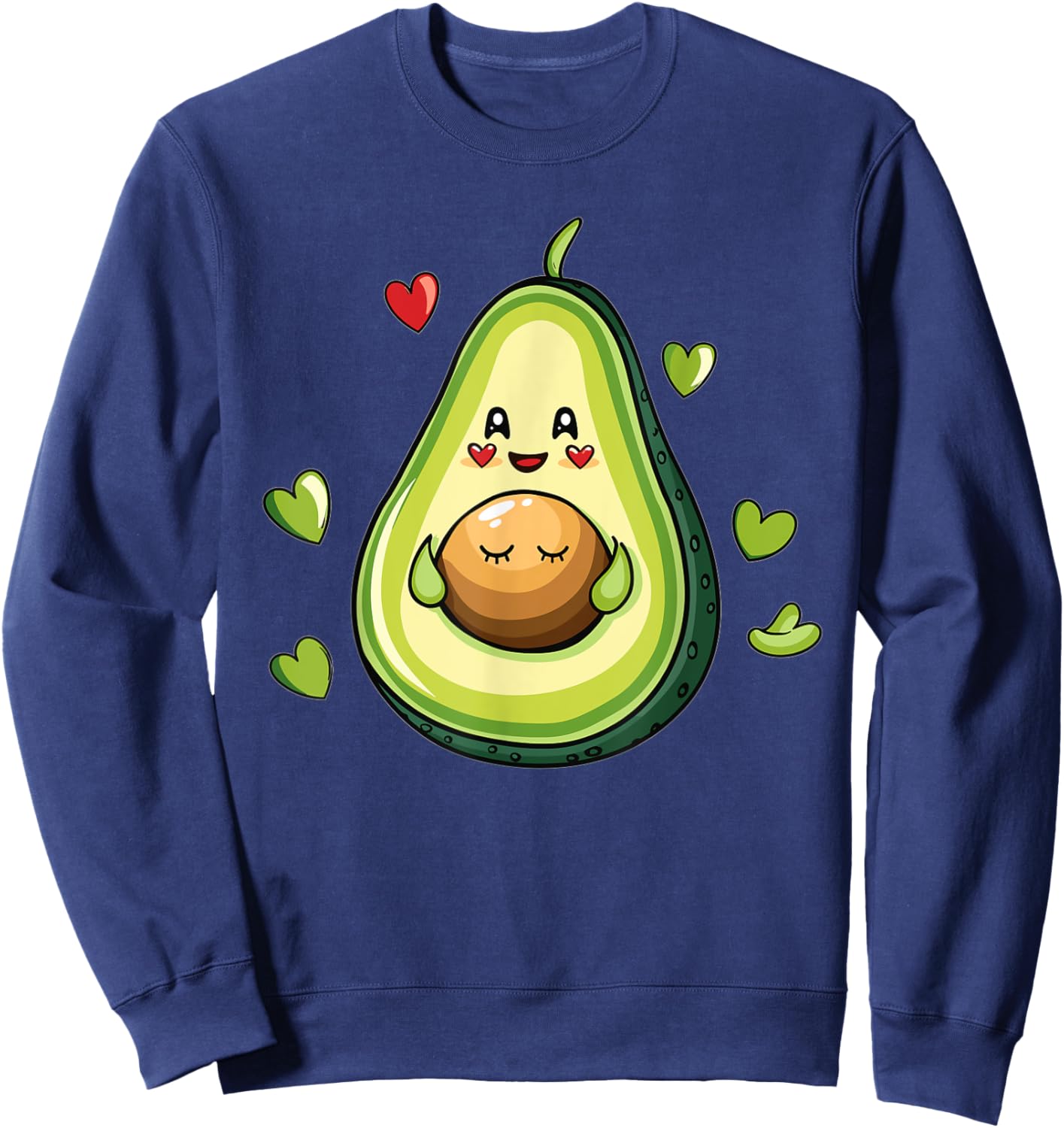 Ästhetische Avocado-Frucht I Avocado Sweatshirt - Sweatshirt | Navy