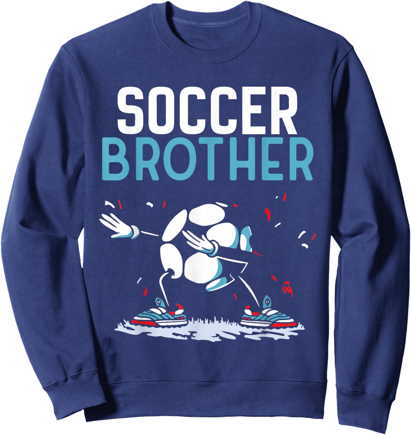 Soccer Brother Match Football Game Player Sweatshirt - Sweatshirt | Navy