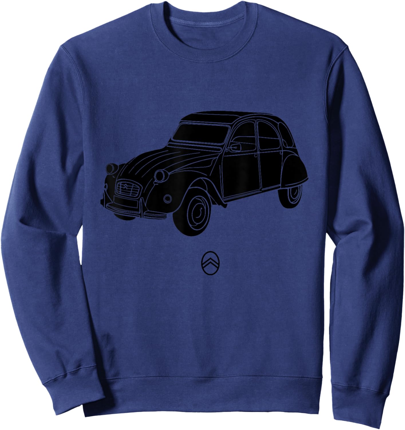 Citroën 2CV Angle Black Fill Sweatshirt - Sweatshirt | Navy