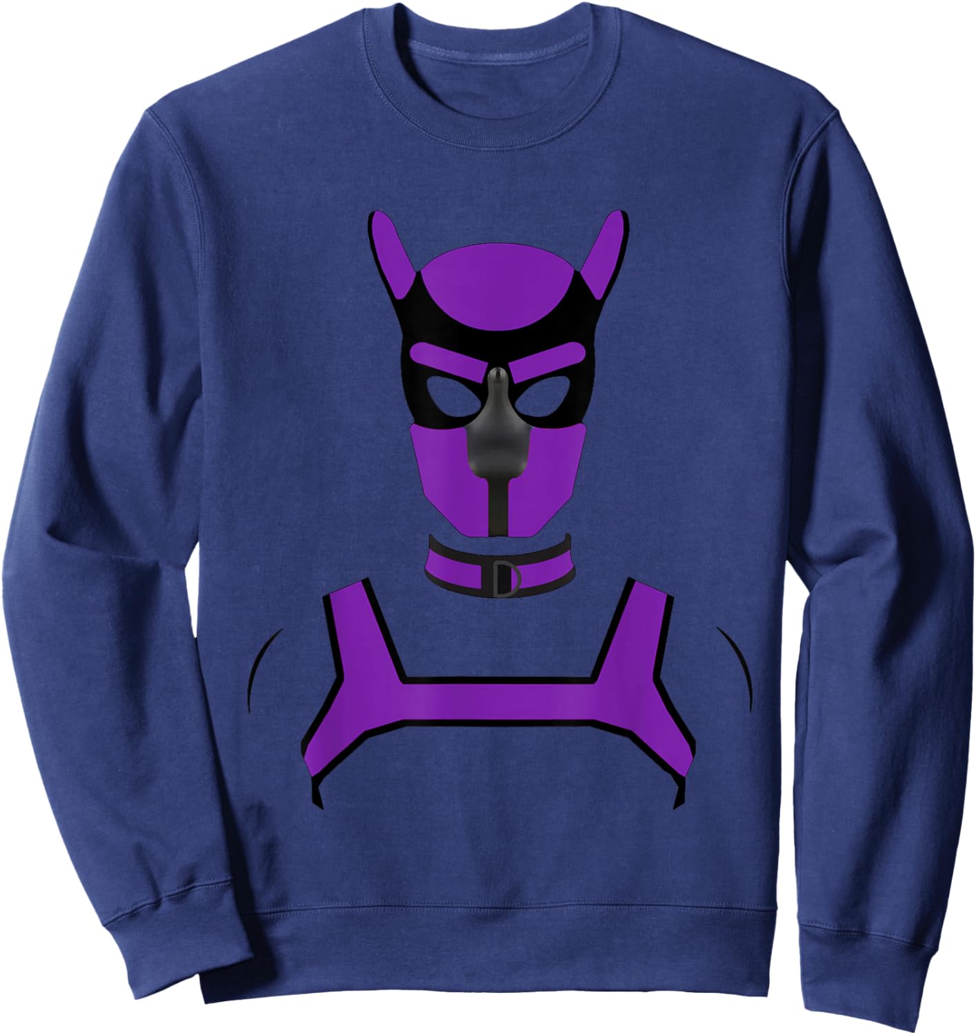 Puppy Play Pups Gay Pride Purple Sweatshirt - Sweatshirt | Navy