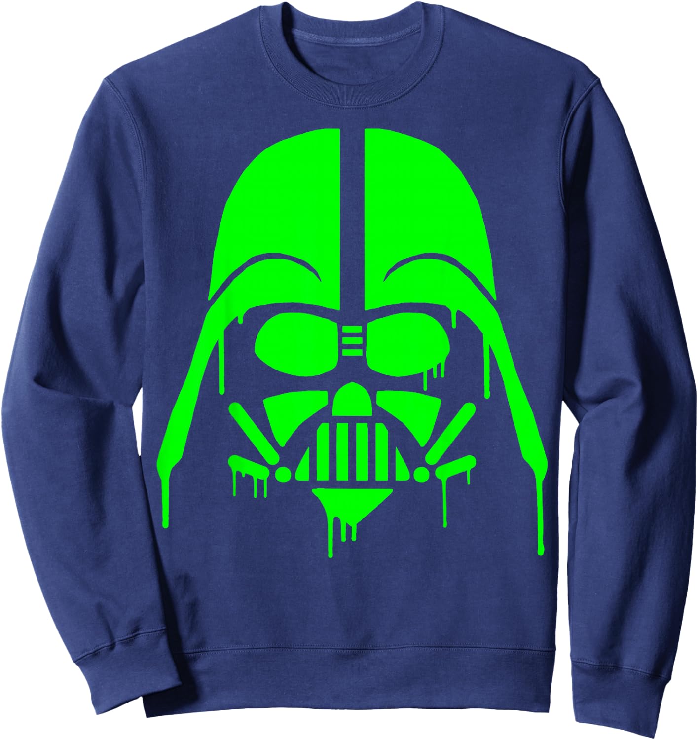 Star Wars Neon Green Oozing Vader Standard Sweatshirt - Sweatshirt | Navy