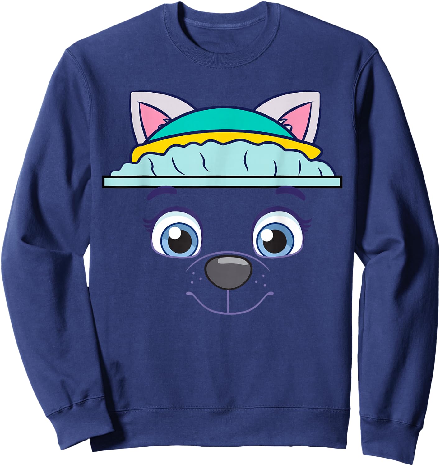 Paw Patrol Everest Character Face Sweatshirt - Sweatshirt | Navy