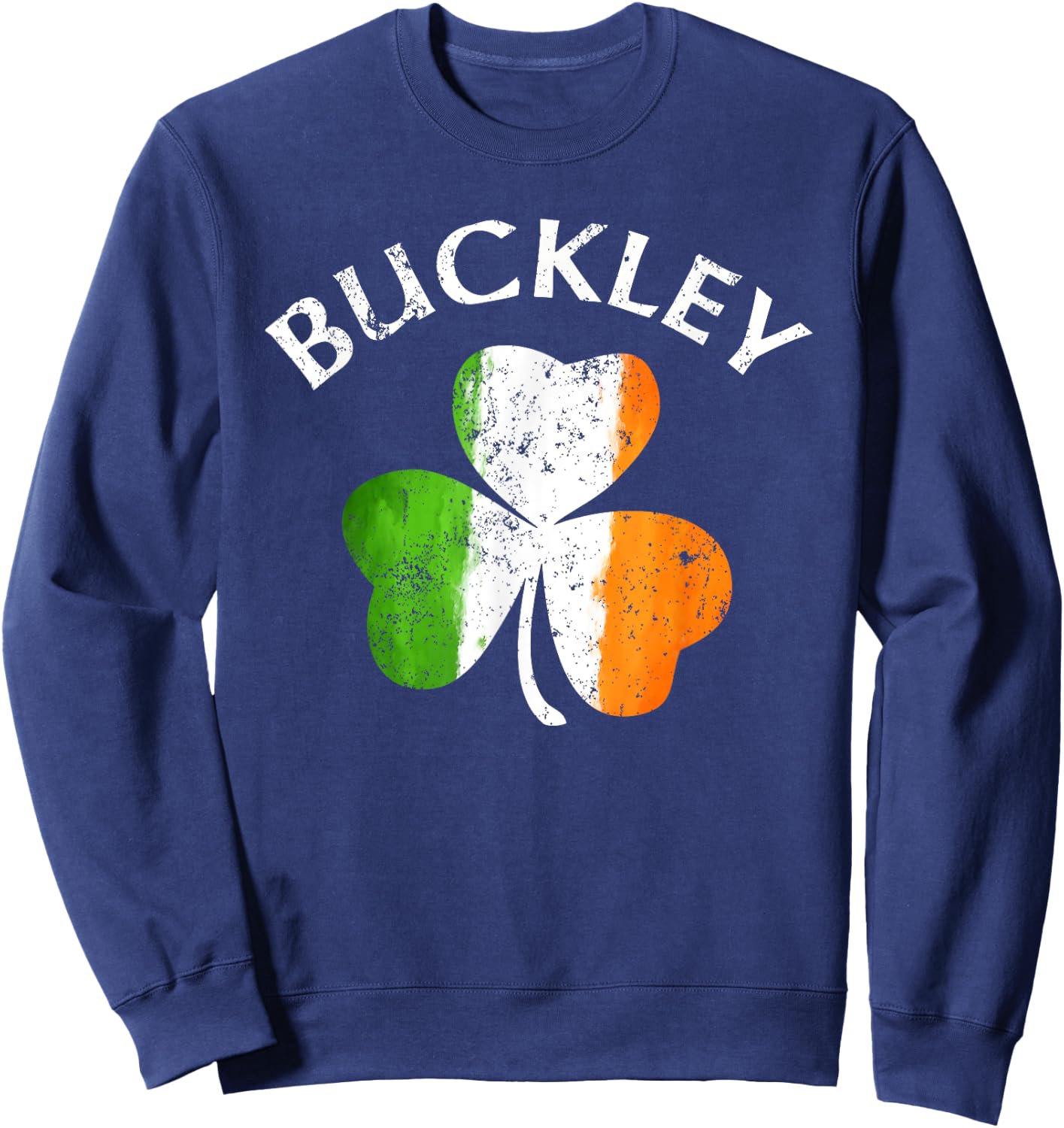 Buckley Irish Family Name Sweatshirt - Sweatshirt | Navy