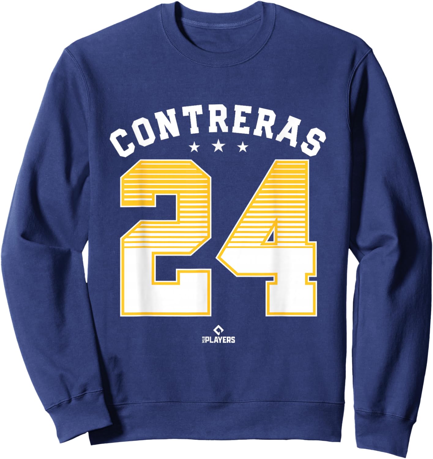 William Contreras 24 Milwaukee MLBPA Sweatshirt - Sweatshirt | Navy