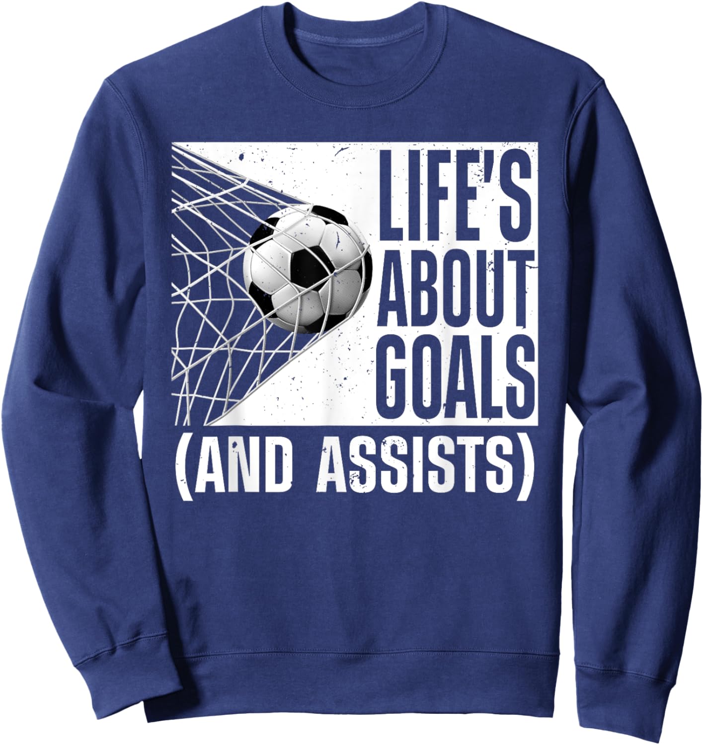 Cool Soccer Art Women Soccer Lovers Soccer Player Sweatshirt - Sweatshirt | Navy