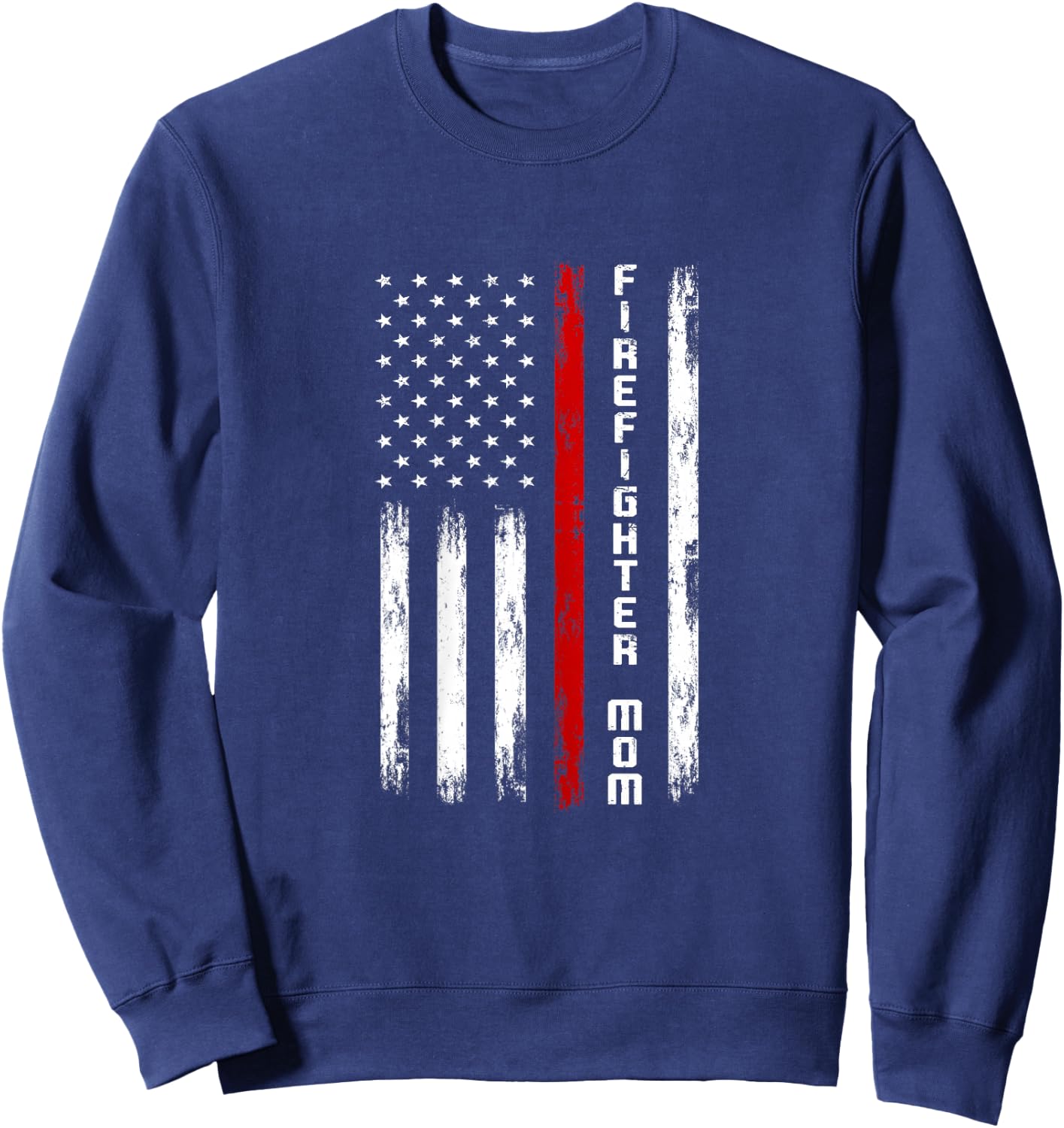Firefighter Mom Firefighter Sweatshirt - Sweatshirt | Navy