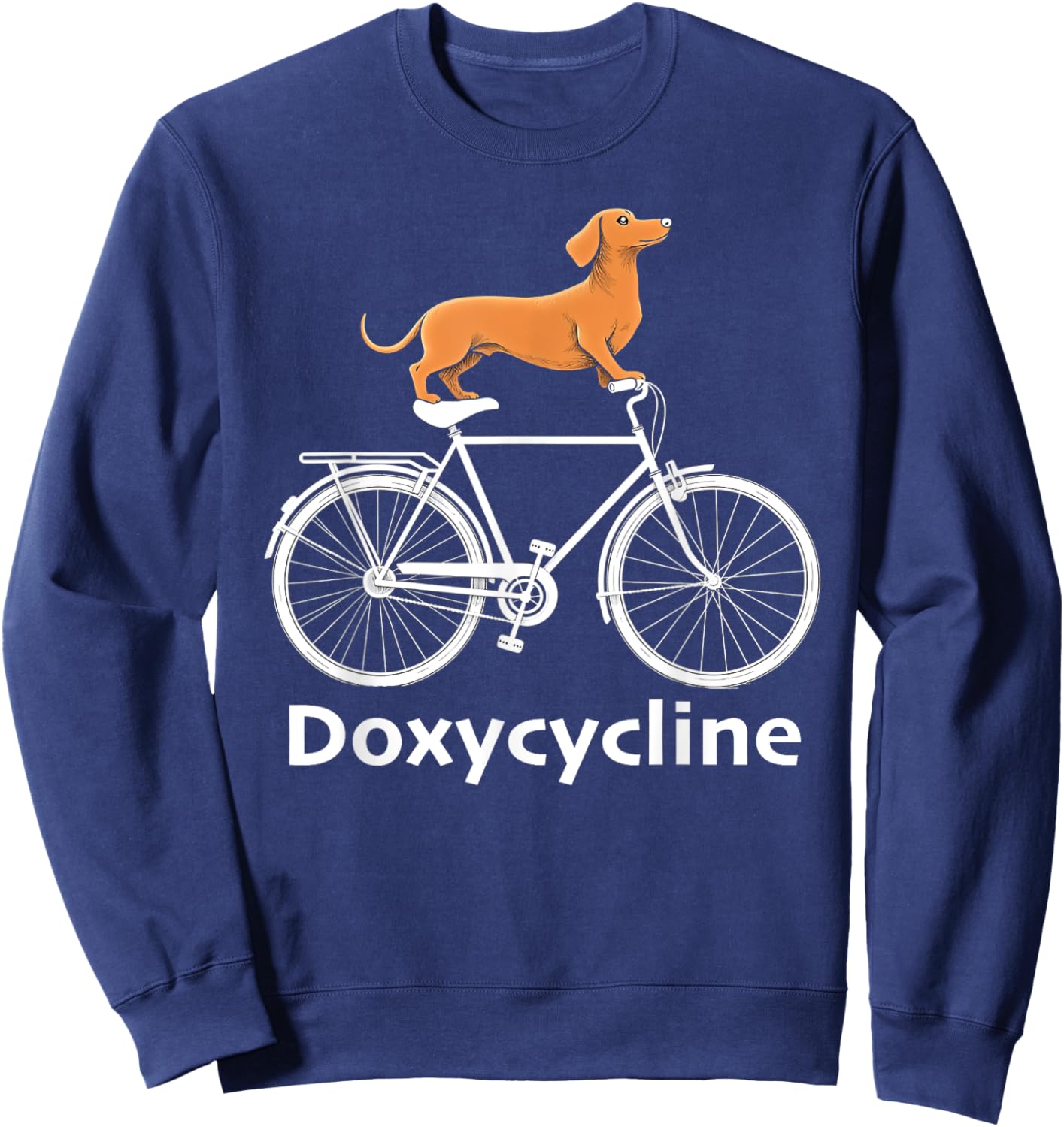 Doxycycline Pharmacy Technician Funny Pharmacist Veterinary Sweatshirt - Sweatshirt | Navy