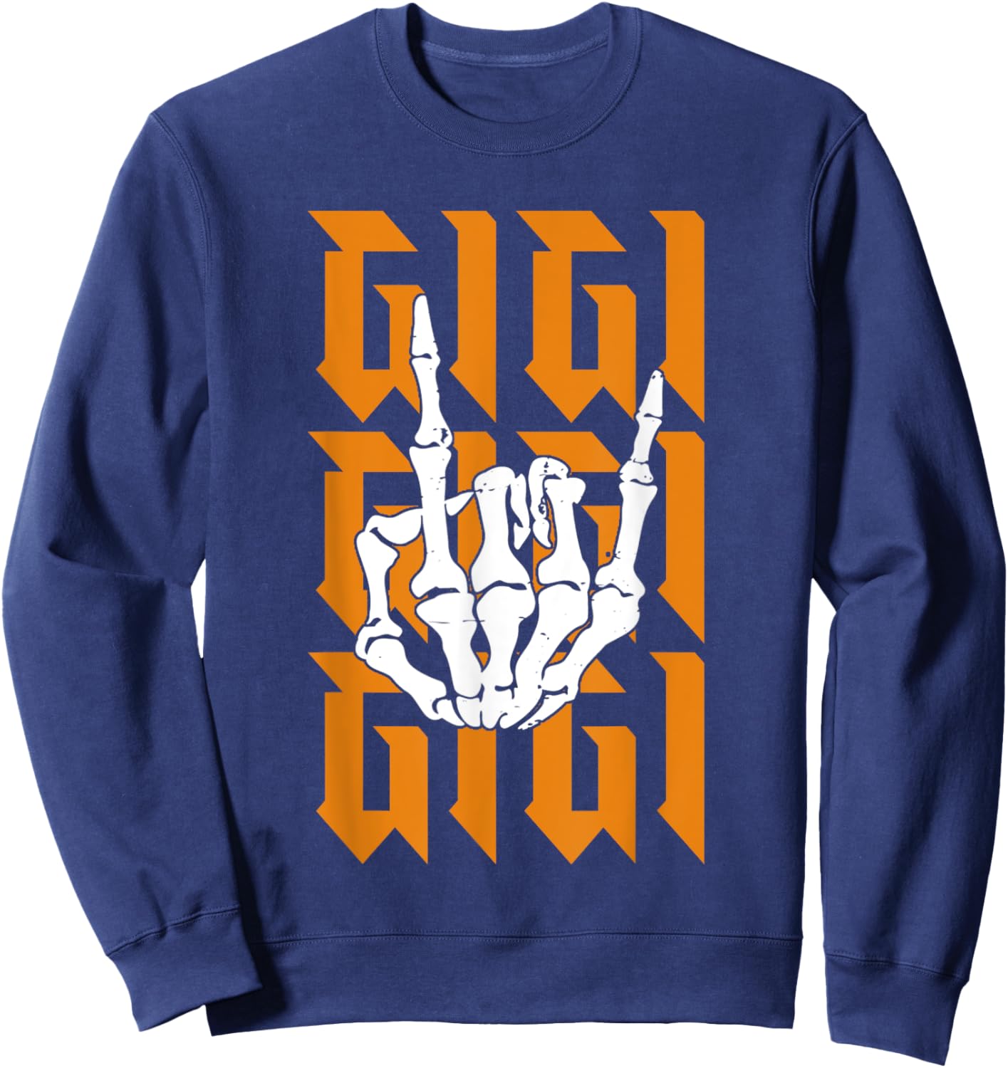 Bad Two Gigi To The Bone Birthday 2 Years Old Funny Sweatshirt - Sweatshirt | Navy